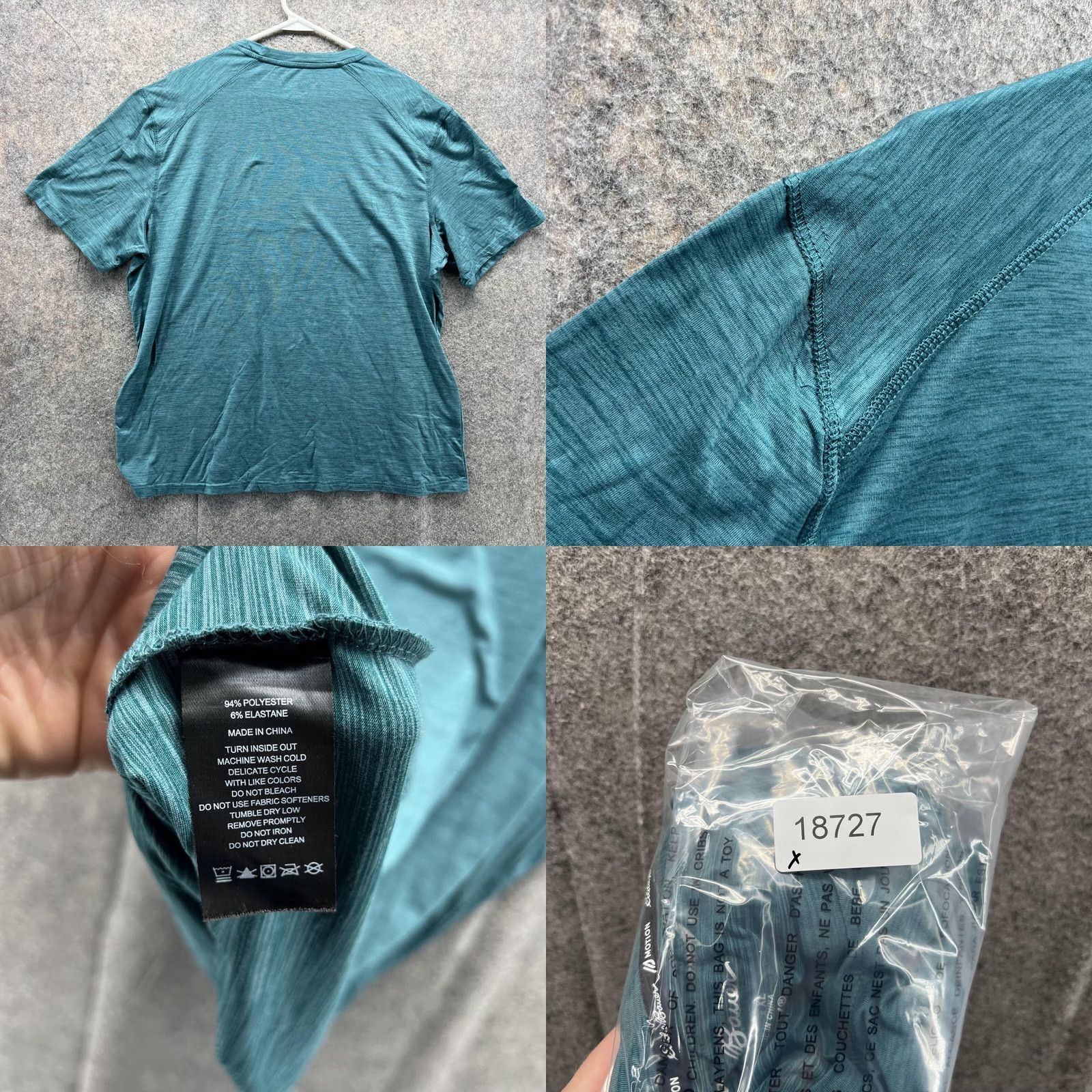 Eddie Bauer Eddie Bauer Shirt XL Blue Athletic Fit Free Dry Motion Training Short Sleeve Crew Neck T-Shirt Mens Size US XL / EU 56 / 4 - 8 Thumbnail