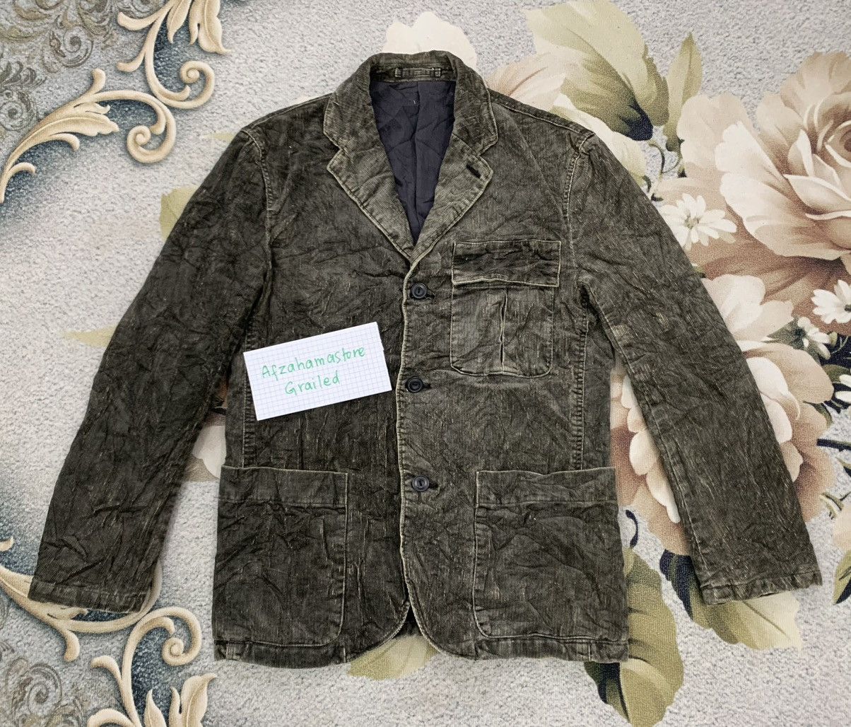 image of Corduroi Club x Ppfm Corduroy Jacket Coat in Black, Men's (Size Medium)