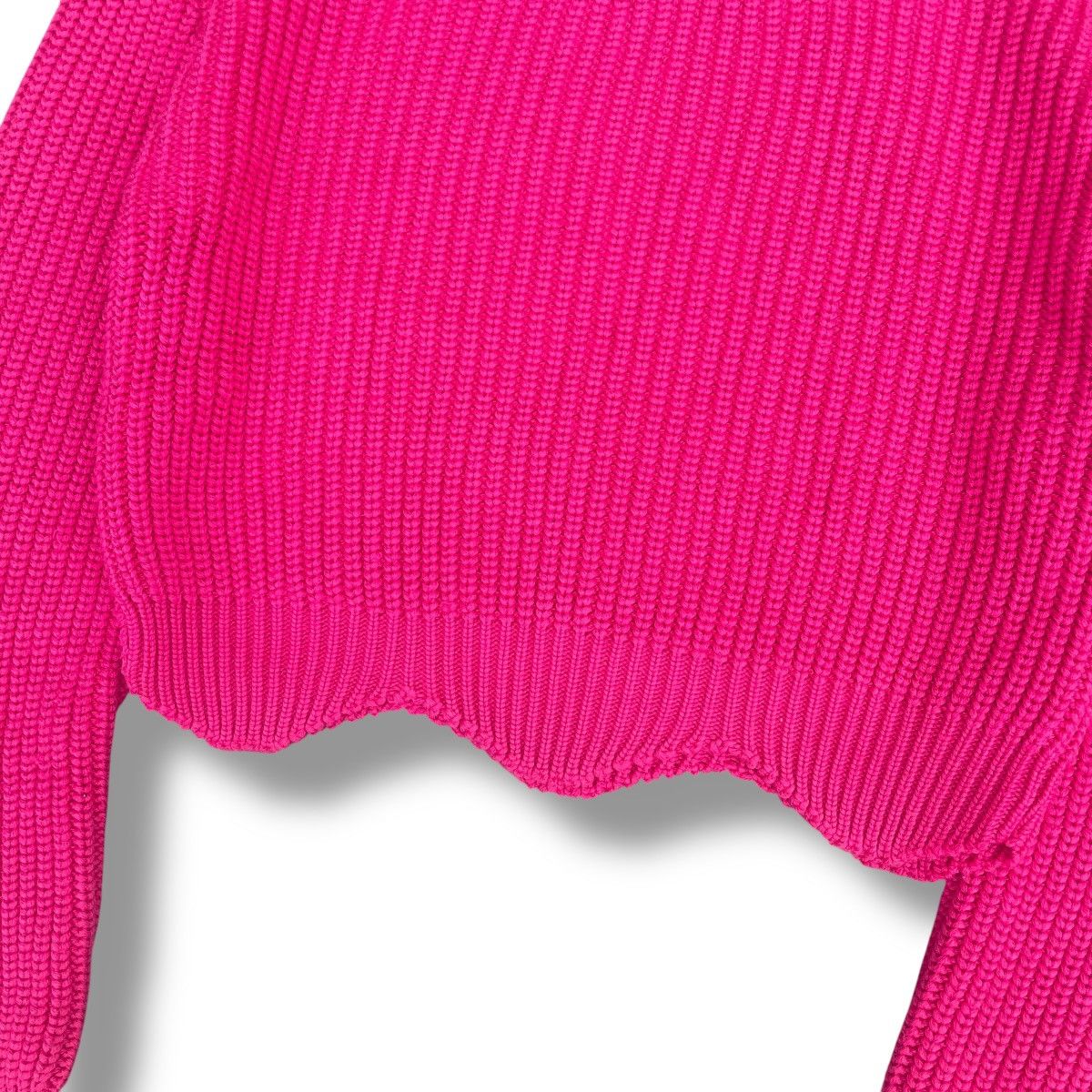 Dior Christian Dior Wool Chunky Knit Cropped Sweater Pullover Size S / US 4 / IT 40 - 3 Thumbnail