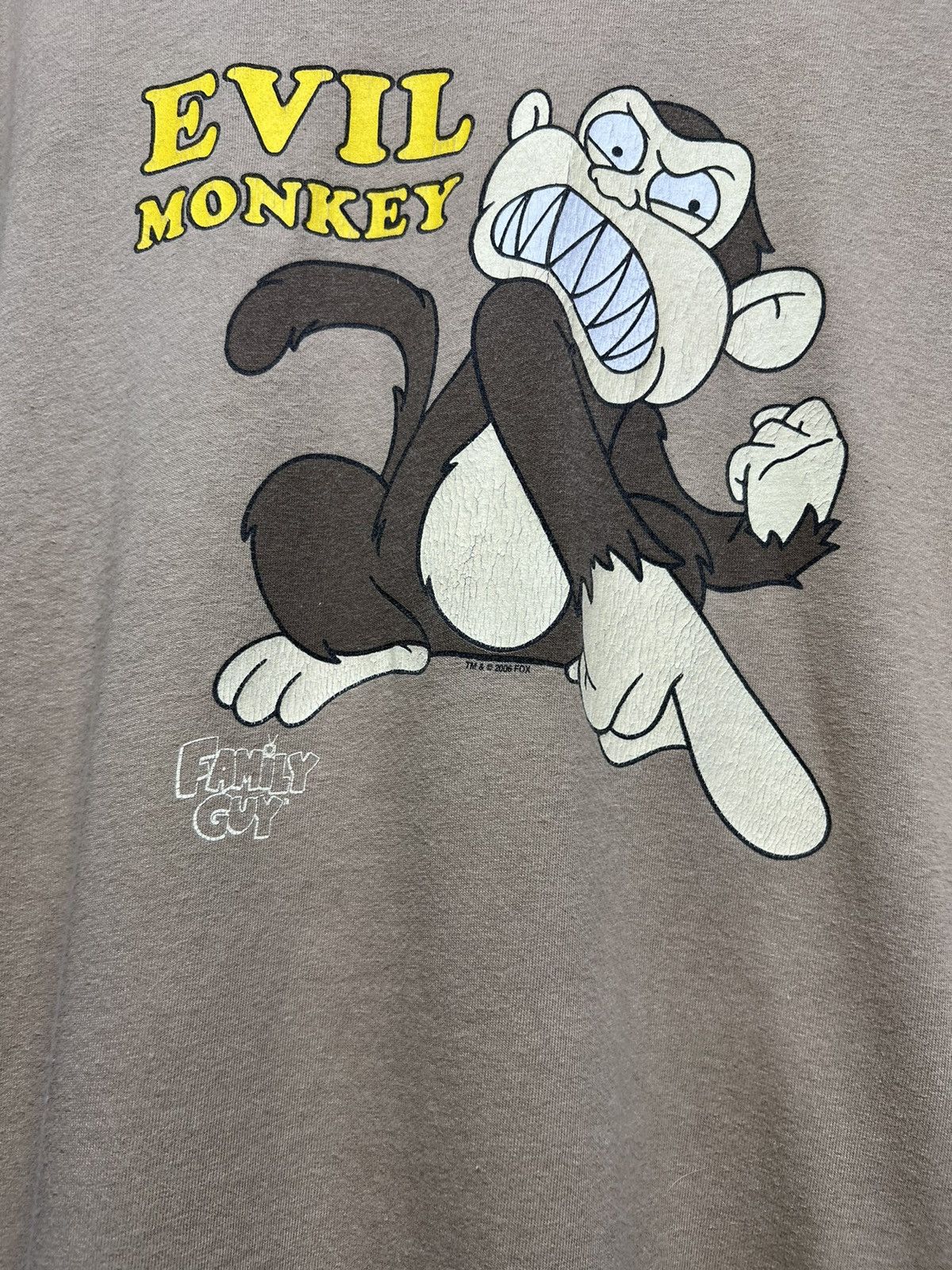 Vintage Vintage Y2K Porno “ EVIL MONKEY CARTOON FUCK “ FUNNY Tee Size US XL / EU 56 / 4 - 5 Thumbnail