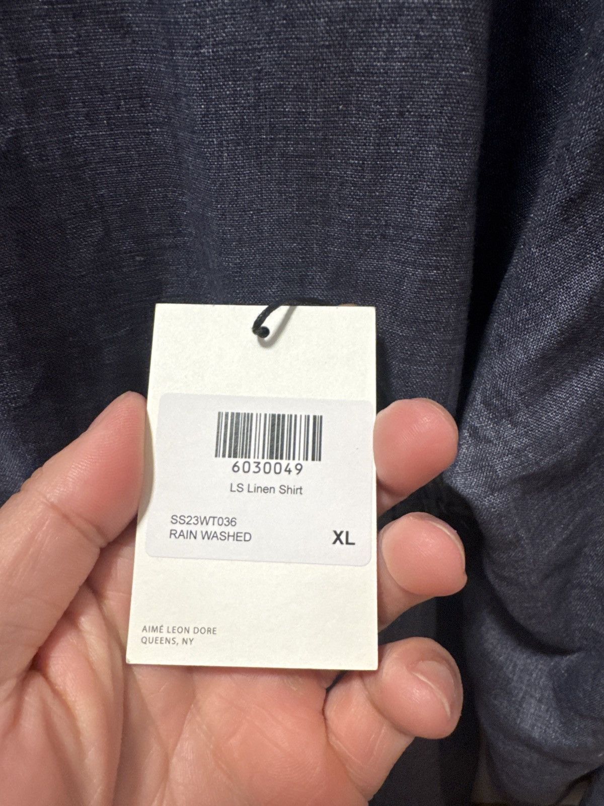 Aime Leon Dore Aime Leon Dore SS23 Long Sleeve Linen Shirt Size US XL / EU 56 / 4 - 3 Thumbnail