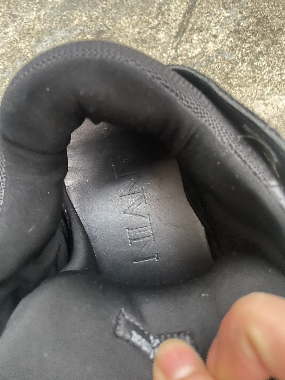 Lanvin Triple Black Curb Sneakers Size US 10 / EU 43 - 5 Thumbnail