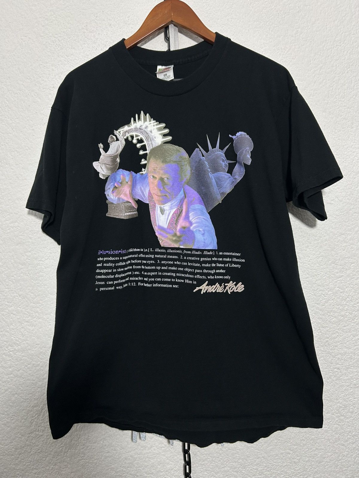 Vintage 90s André Kole Illusionist Rare Shirt Size US XL / EU 56 / 4 - 1 Thumbnail
