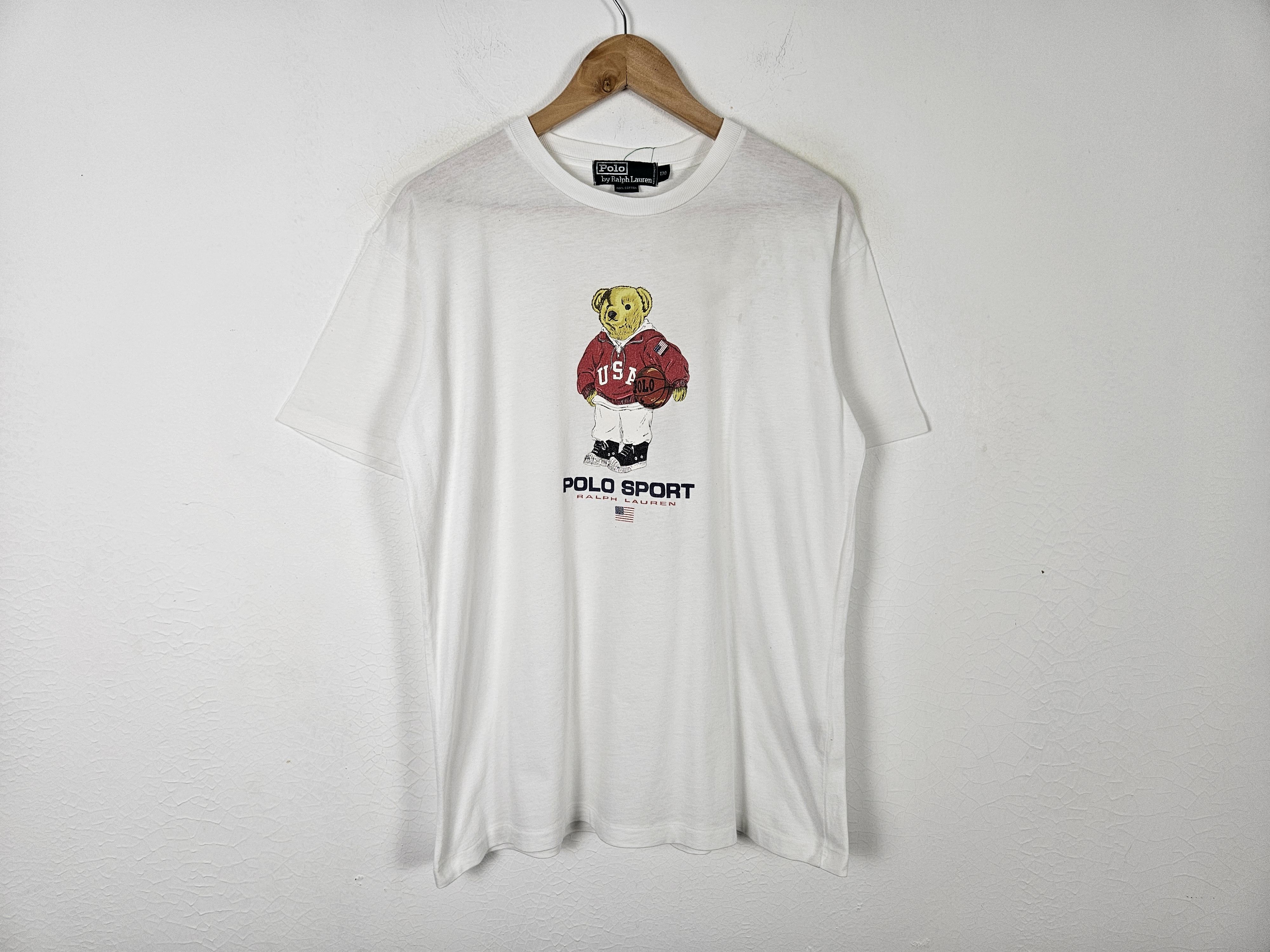 Polo Ralph Lauren Polo Ralph Lauren Sport Bear 90s RL shirt Size US S / EU 44-46 / 1 - 2 Thumbnail