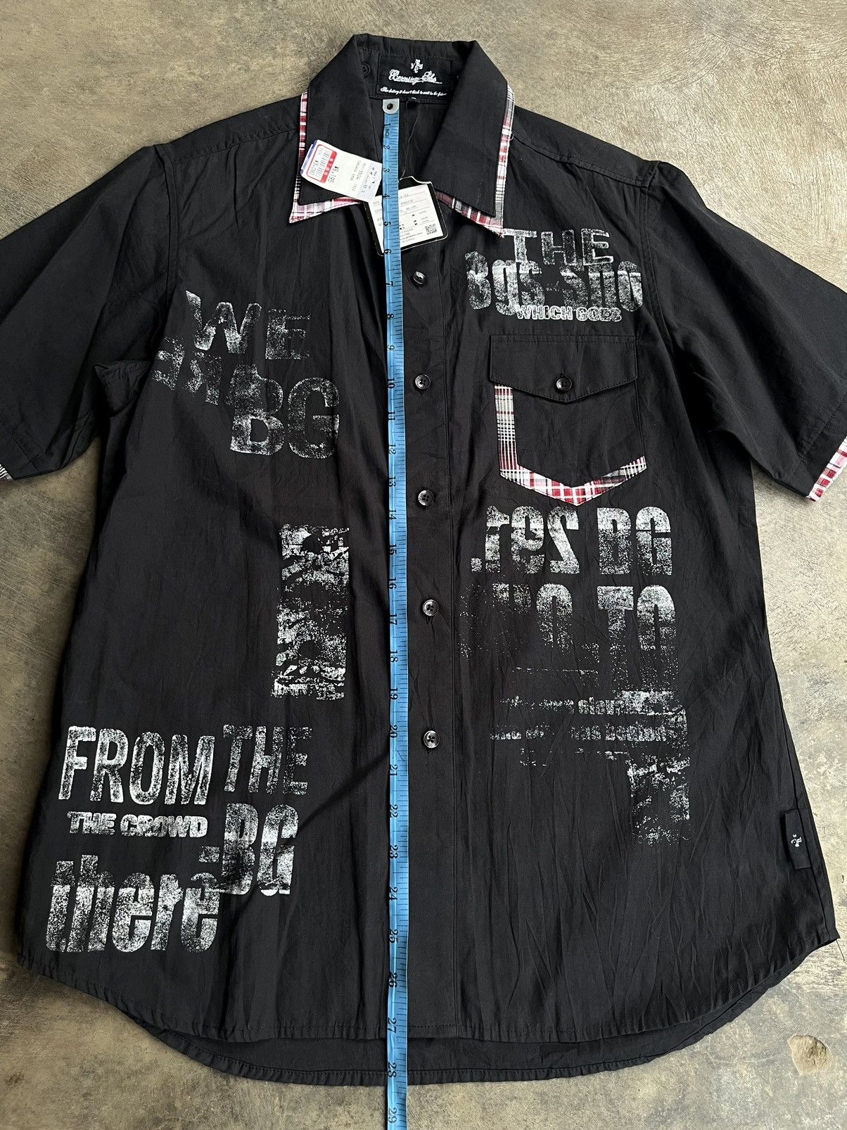 Beauty Beast × KMRii × Yasuyuki Ishii 2000s BERNINGS SHO NOS SHIRTS POEM JAPANESE PUNK GOTHIC Size US M / EU 48-50 / 2 - 11 Thumbnail