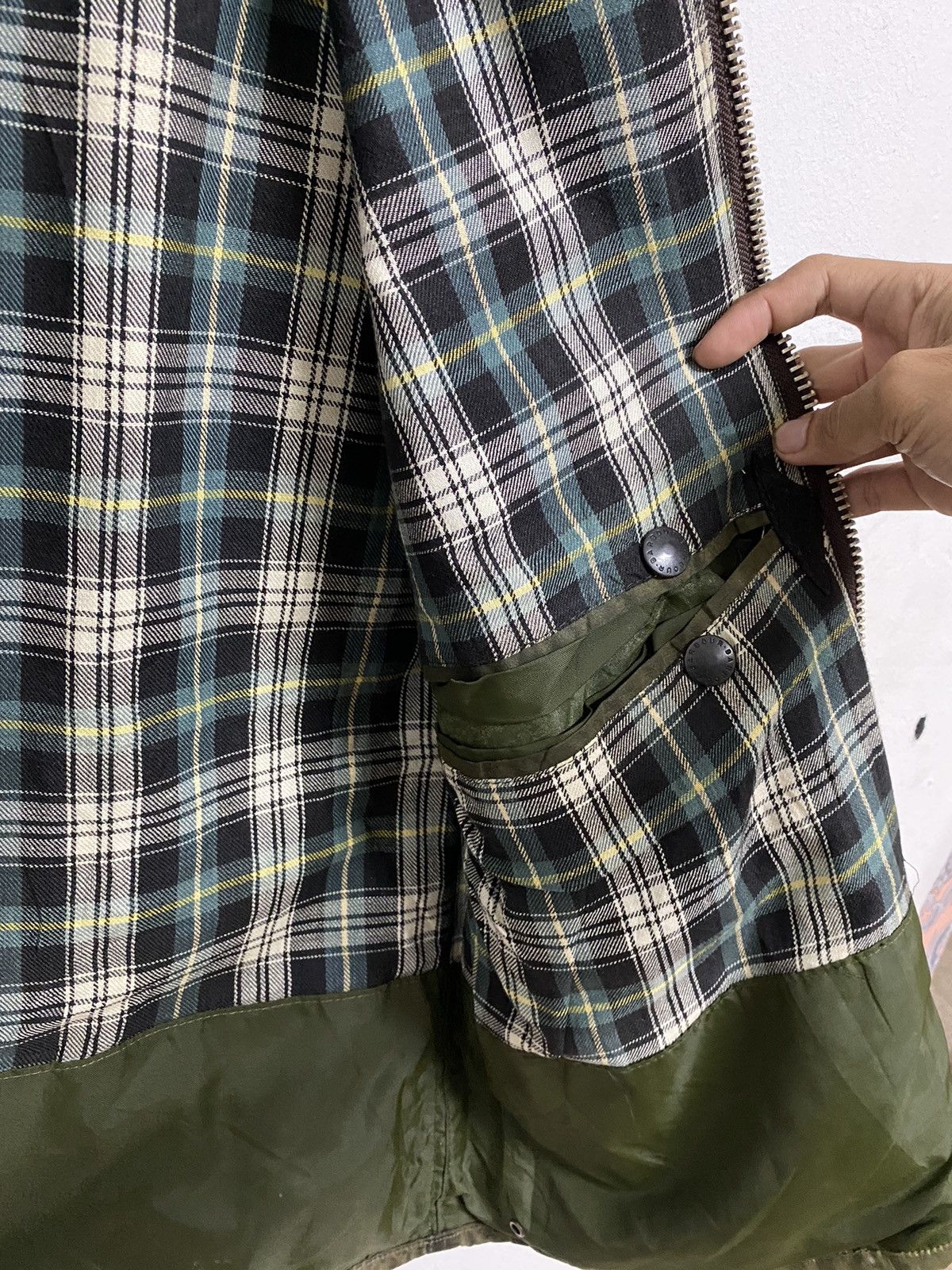 Barbour Barbour Border Waxed C40/102cm Jacket Wax Coat Size US S / EU 44-46 / 1 - 8 Thumbnail