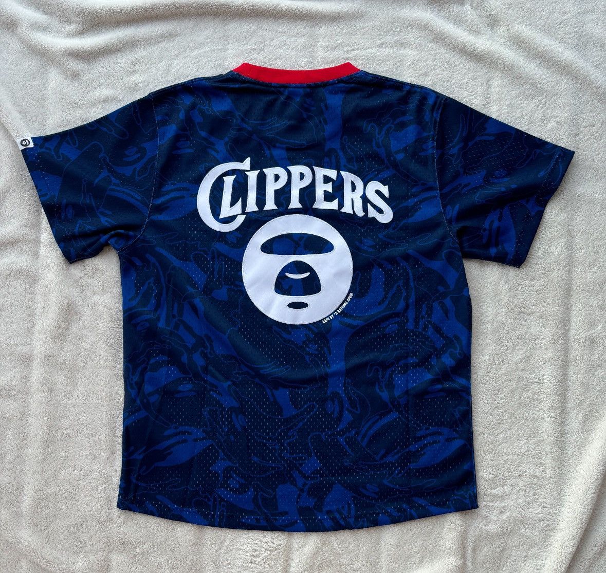 Bape × NBA Bape x Clippers Blue Camo Jersey Size US XXL / EU 58 / 5 - 5 Thumbnail