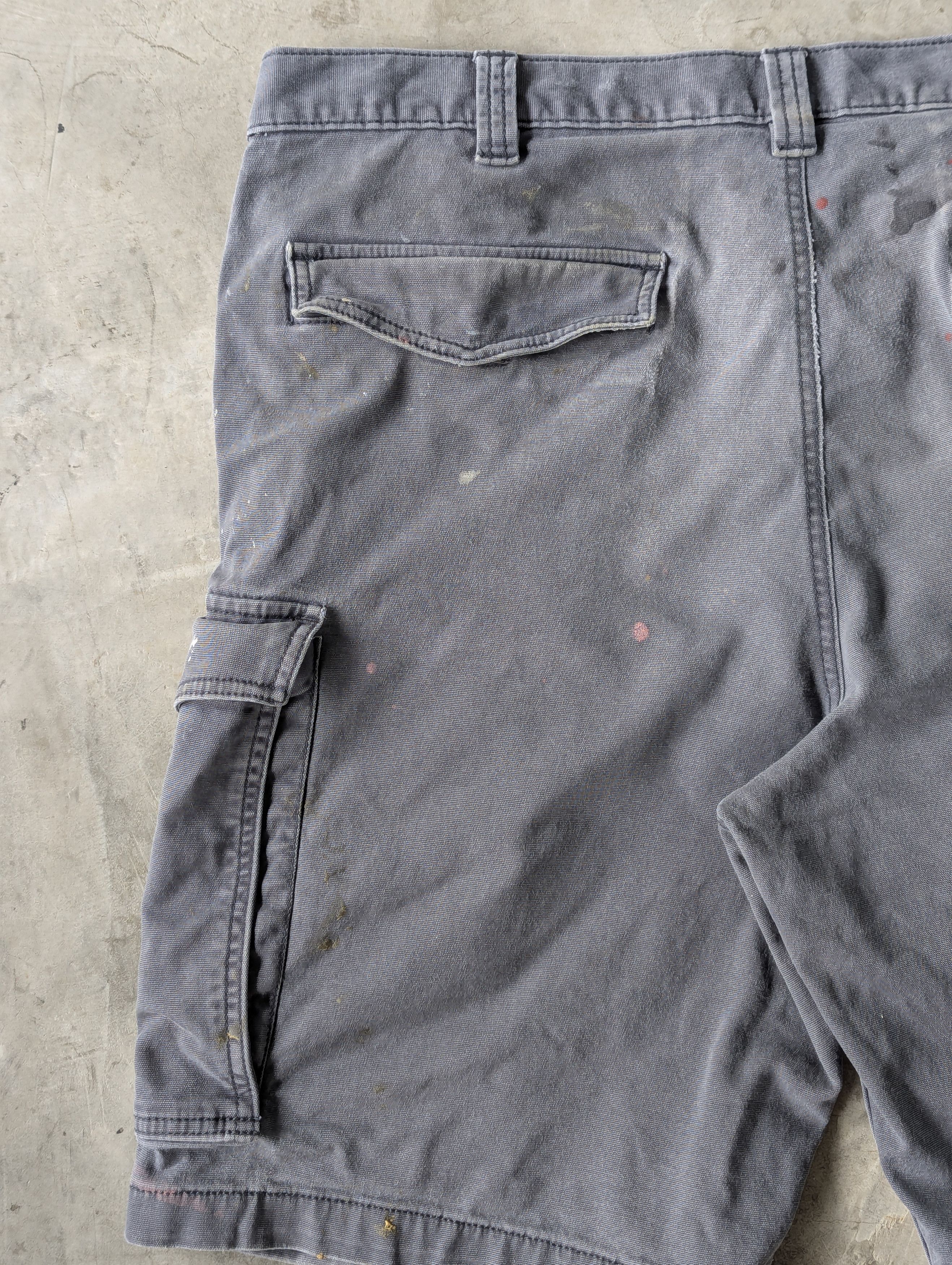 Carhartt Distressed Faded Painter Gray Carhartt Short Cargo Pants Size US 40 / EU 56 - 4 Thumbnail