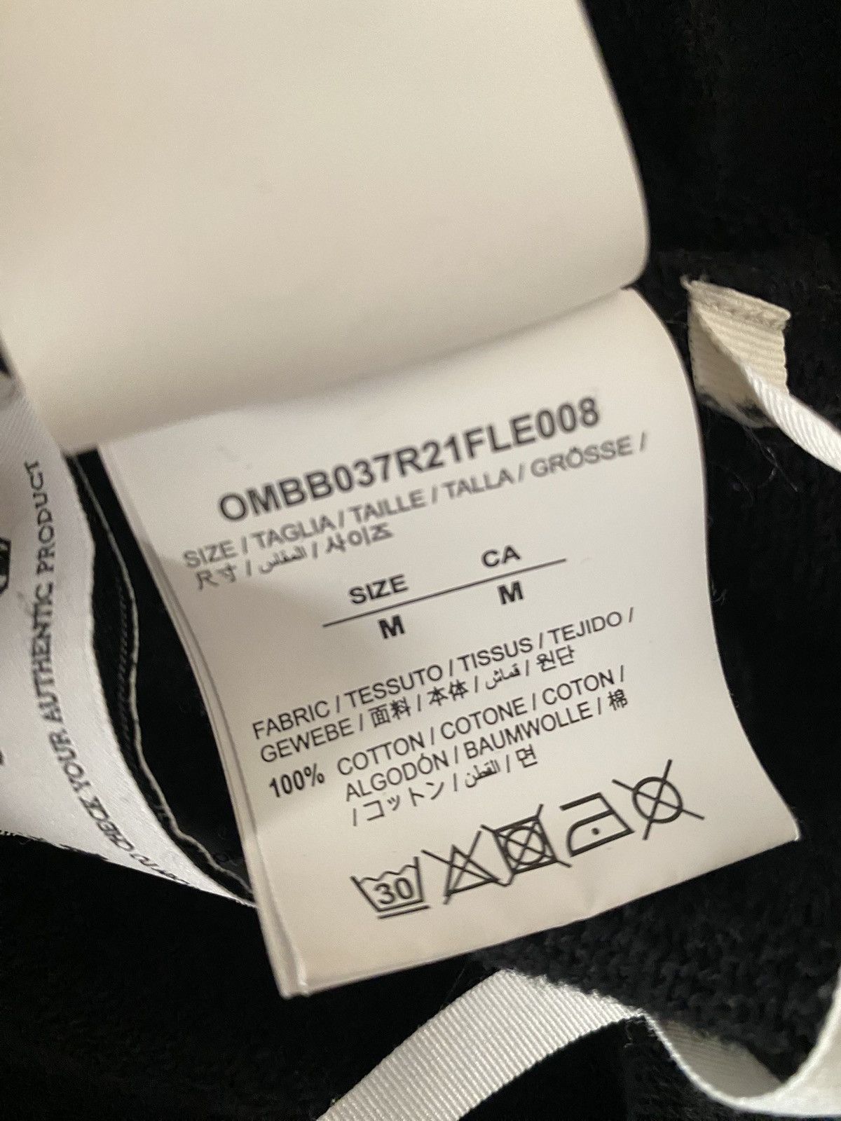 Off-White Off-White All Over Logo Black Hoodie Size Medium Size US M / EU 48-50 / 2 - 5 Thumbnail