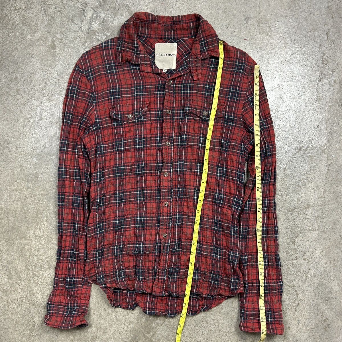 STILL BY HAND Still by Hand - Red Flannel Size US M / EU 48-50 / 2 - 17 Thumbnail