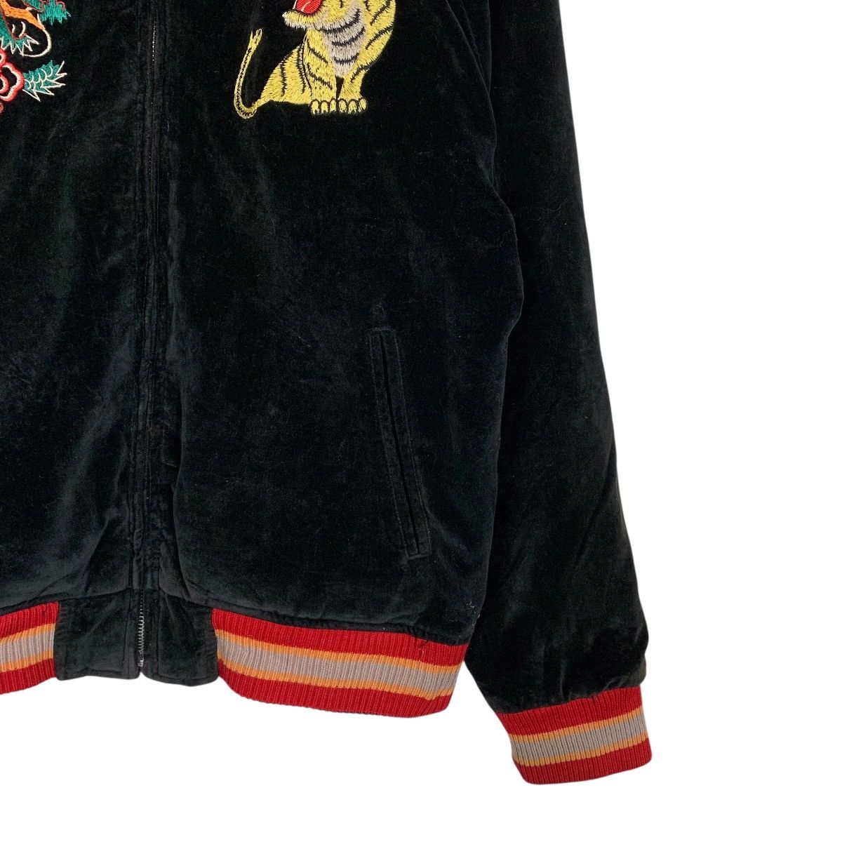 Japanese Brand Japanese Brand Clear Land Reversible Sukajan Jacket Size US XS / EU 42 / 0 - 6 Thumbnail