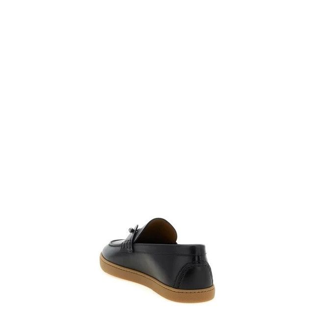 CHRISTIAN LOUBOUTIN Chambeliboat Black Loafers New & Authent