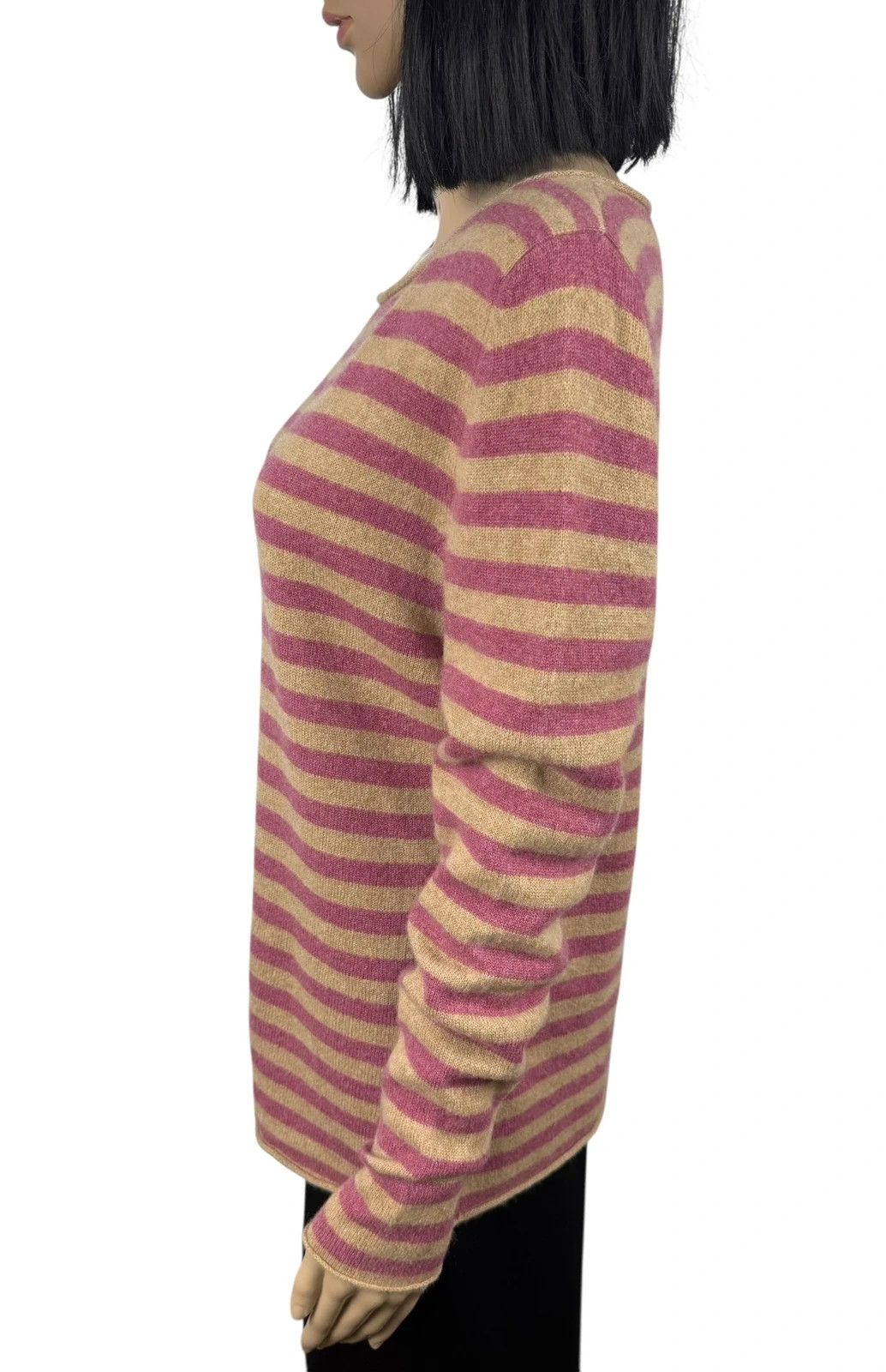 Other Marie Lund Pure Cashmere Striped Jumper size XXL Size XXL / US 16-18 / IT 52-54 - 5 Thumbnail
