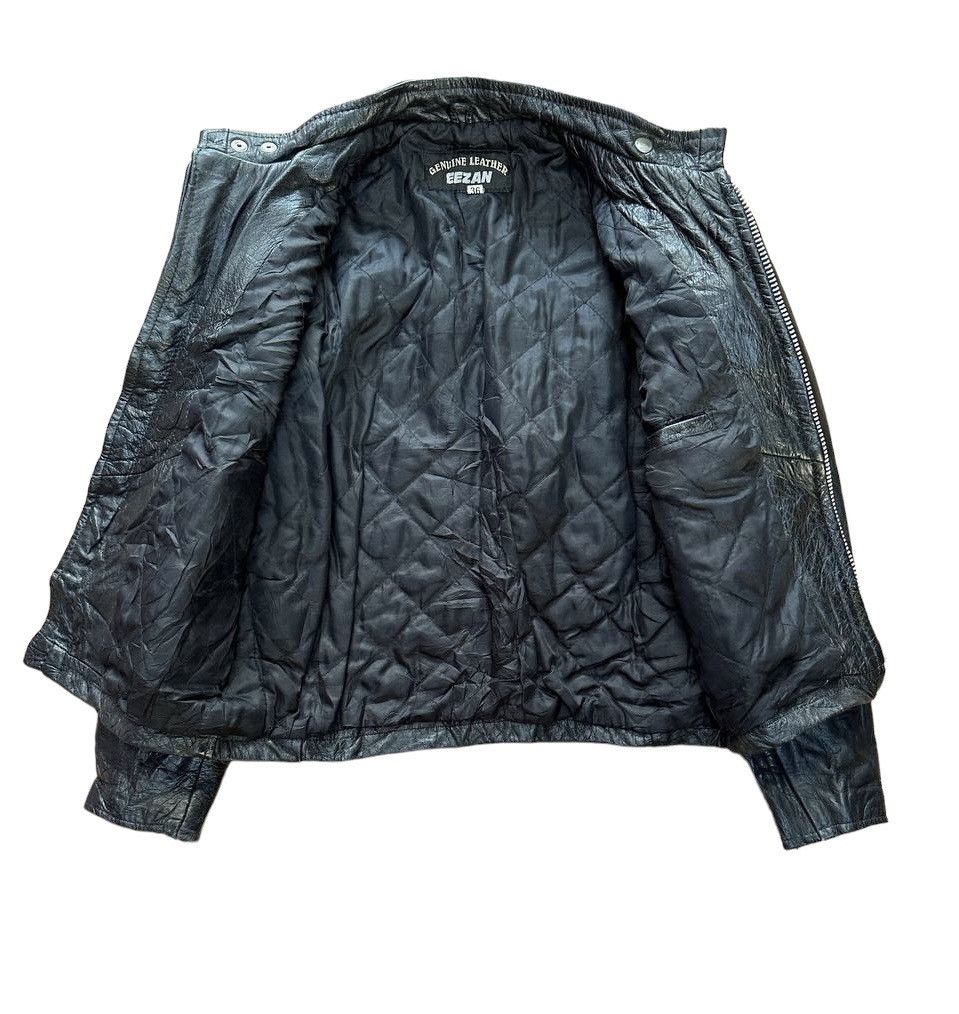 Genuine Leather Vtg EEZAN Genuine Leather Cafe Racer Jacket Size US S / EU 44-46 / 1 - 15 Thumbnail