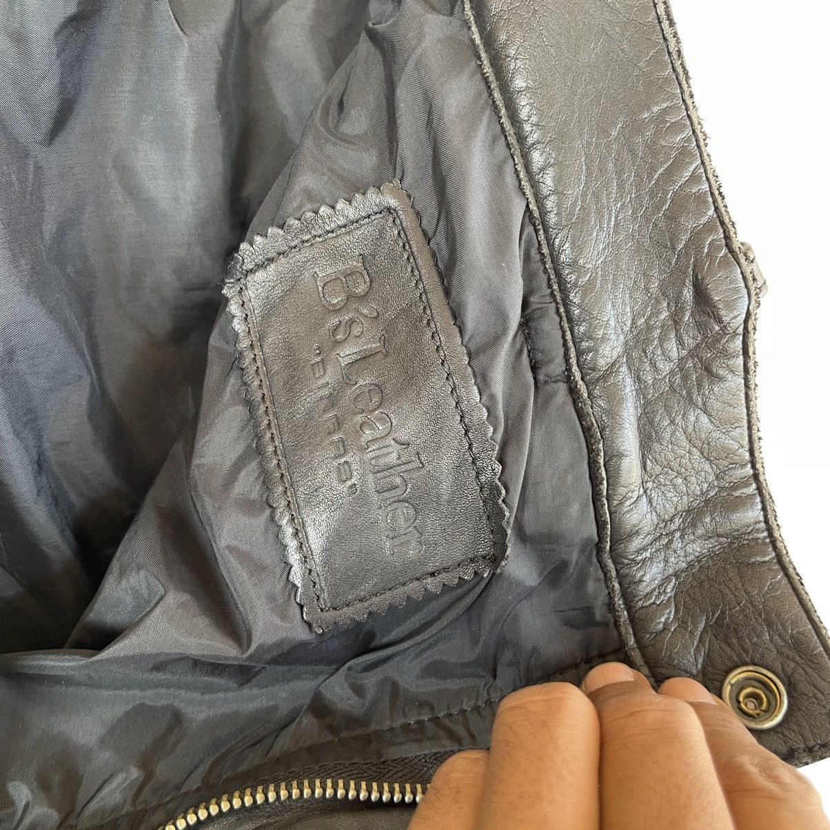Kadoya B's Leather x Corin Tokyo "Bikers" Side Zip Flare Cowhide Size US 32 / EU 48 - 11 Thumbnail
