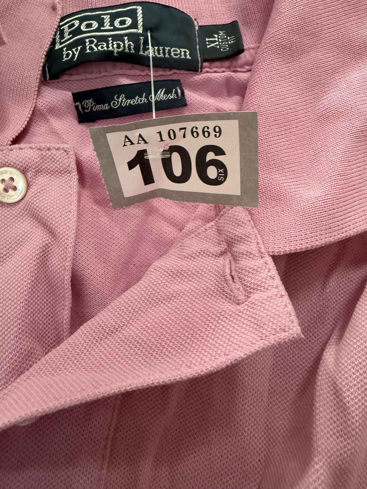 Polo Ralph Lauren Men's Polo Ralph Lauren Classic Fit Polo Shirt Pink XL Size US XL / EU 56 / 4 - 2 Thumbnail