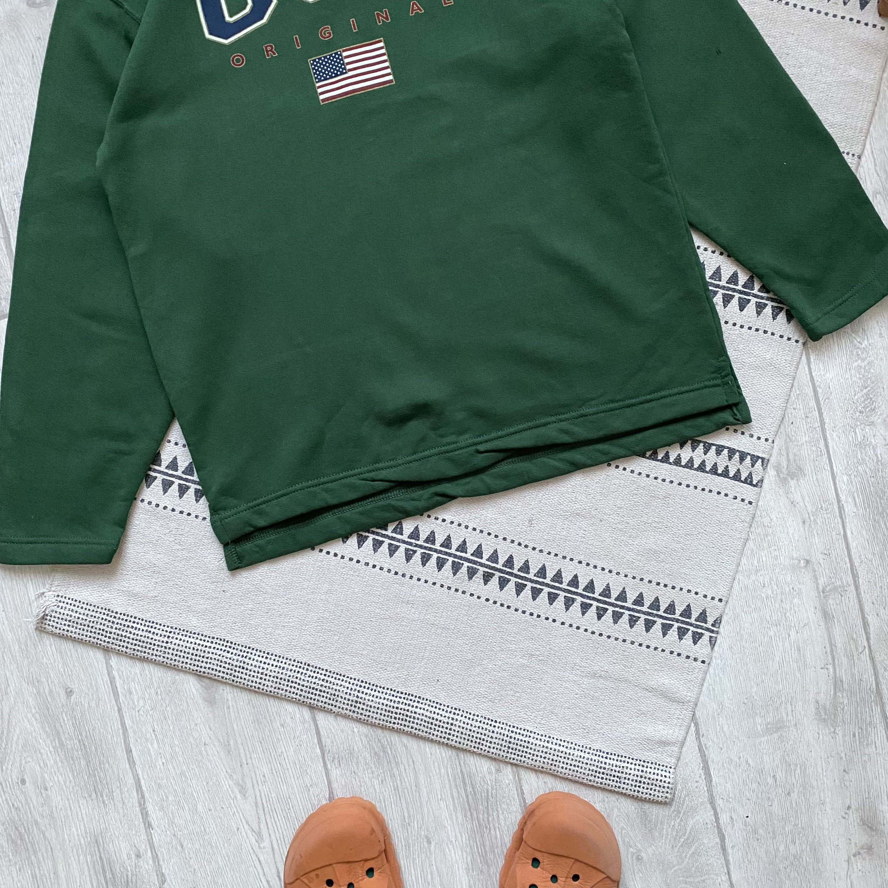 Hanes 🗽 Vintage 90s USA logo heavy Longsleeve sweatshirt Size US L / EU 52-54 / 3 - 3 Thumbnail