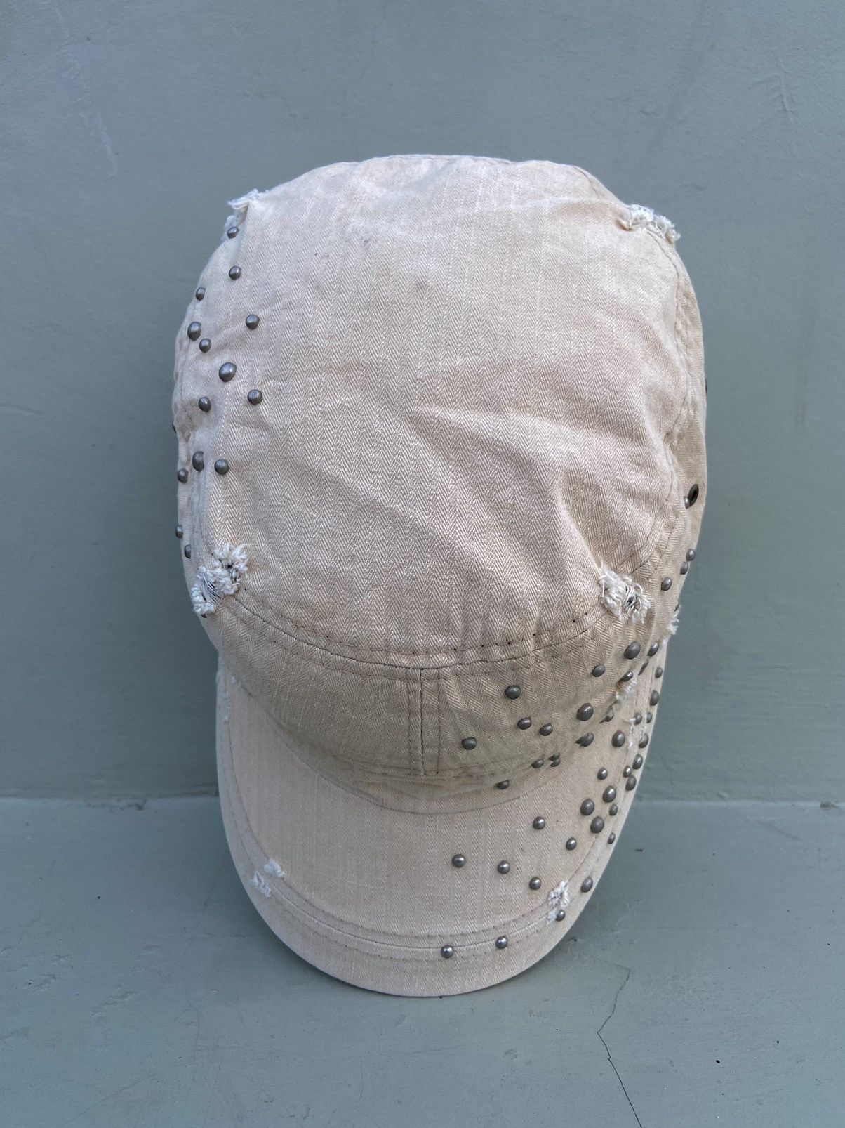 If Six Was Nine 2000s button studded punk patrol hat Size ONE SIZE - 6 Thumbnail