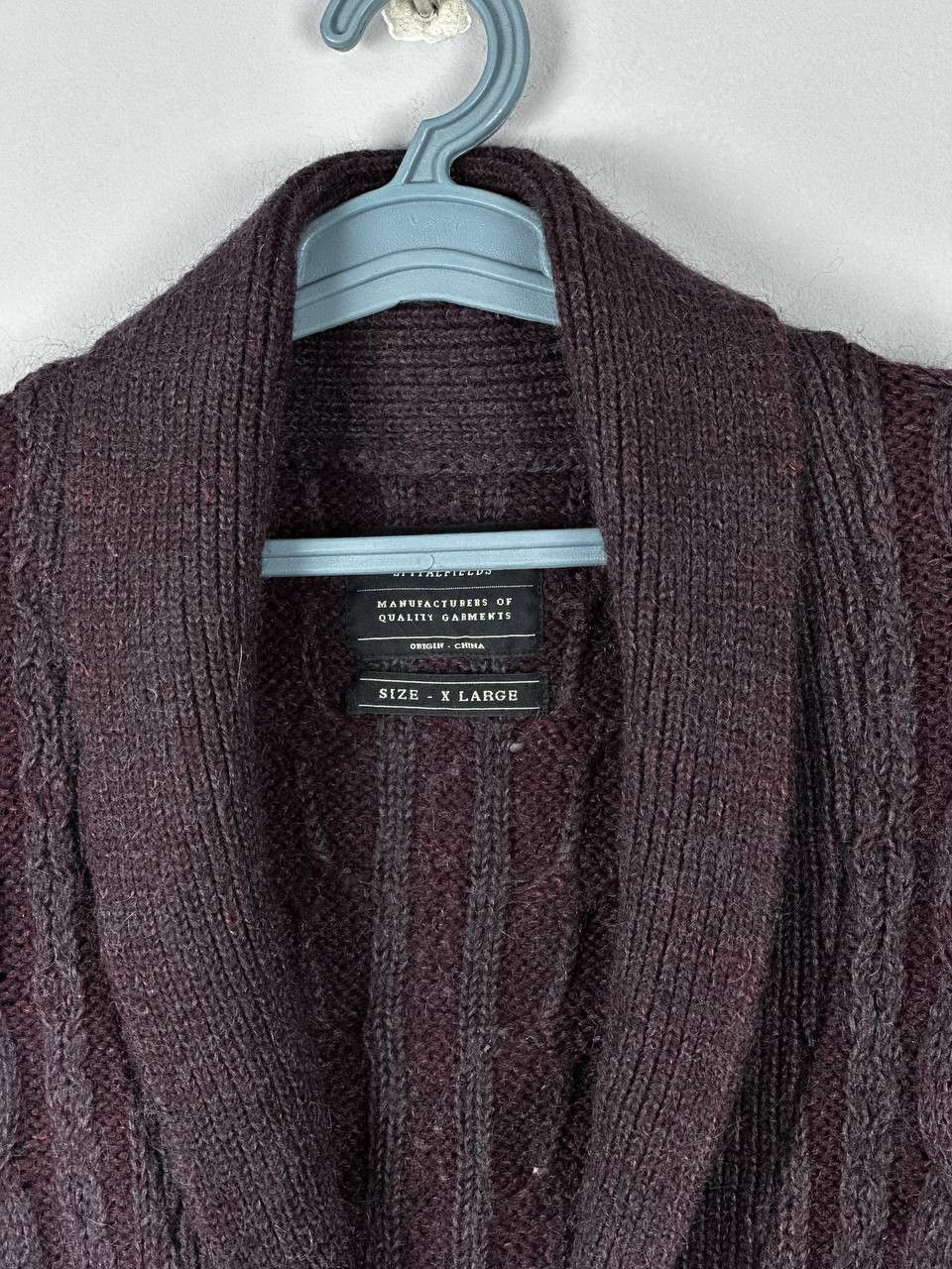Allsaints Vintage Allsaints Spitalfields Wool Heavyweight Cardigan Size US XL / EU 56 / 4 - 4 Thumbnail