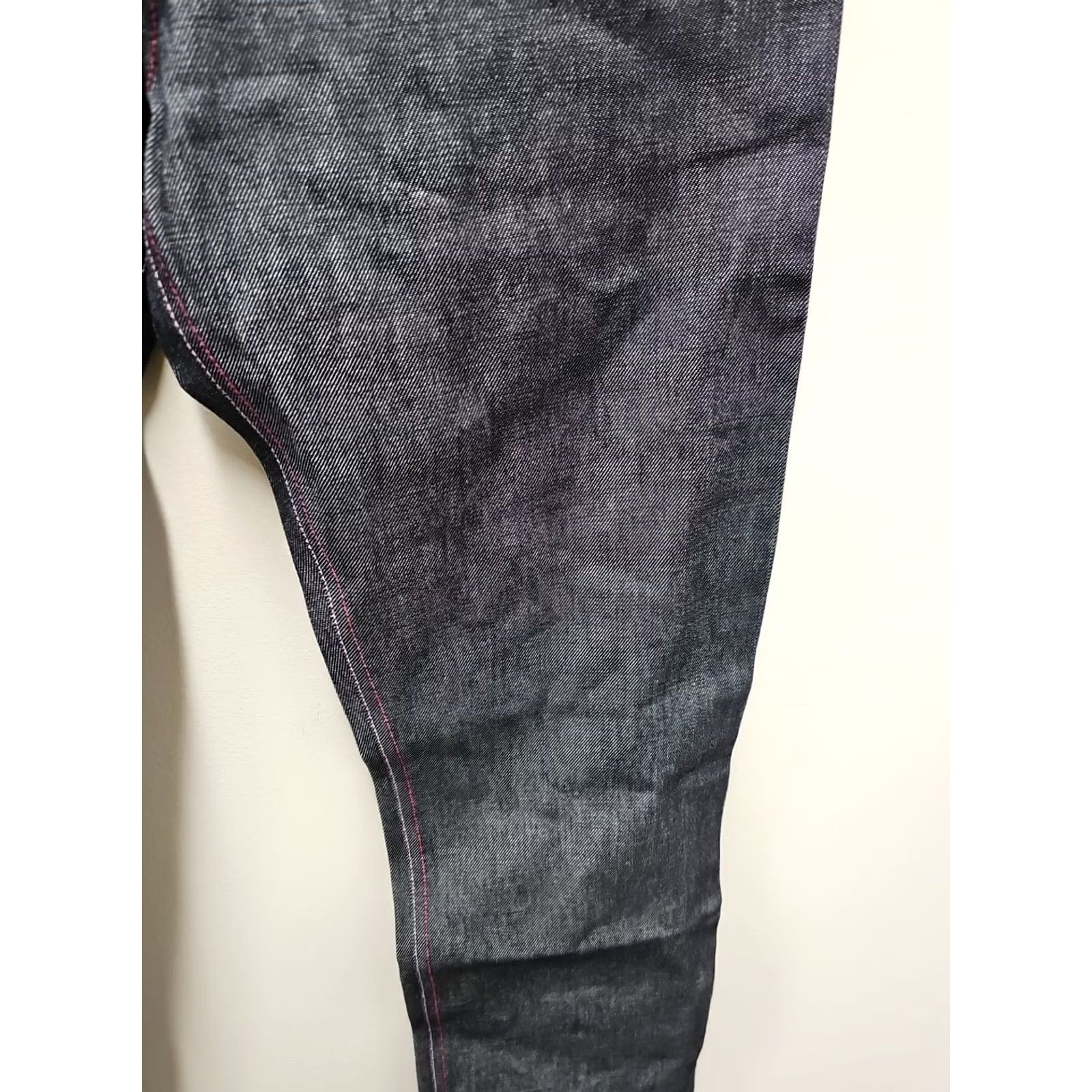 Vintage VINTAGE MoJeans Denim Hip Hop Womens Jeans 8 Black Pink Deadstock 30x33.5 Womens Size 30" / US 8 / IT 44 - 4 Thumbnail