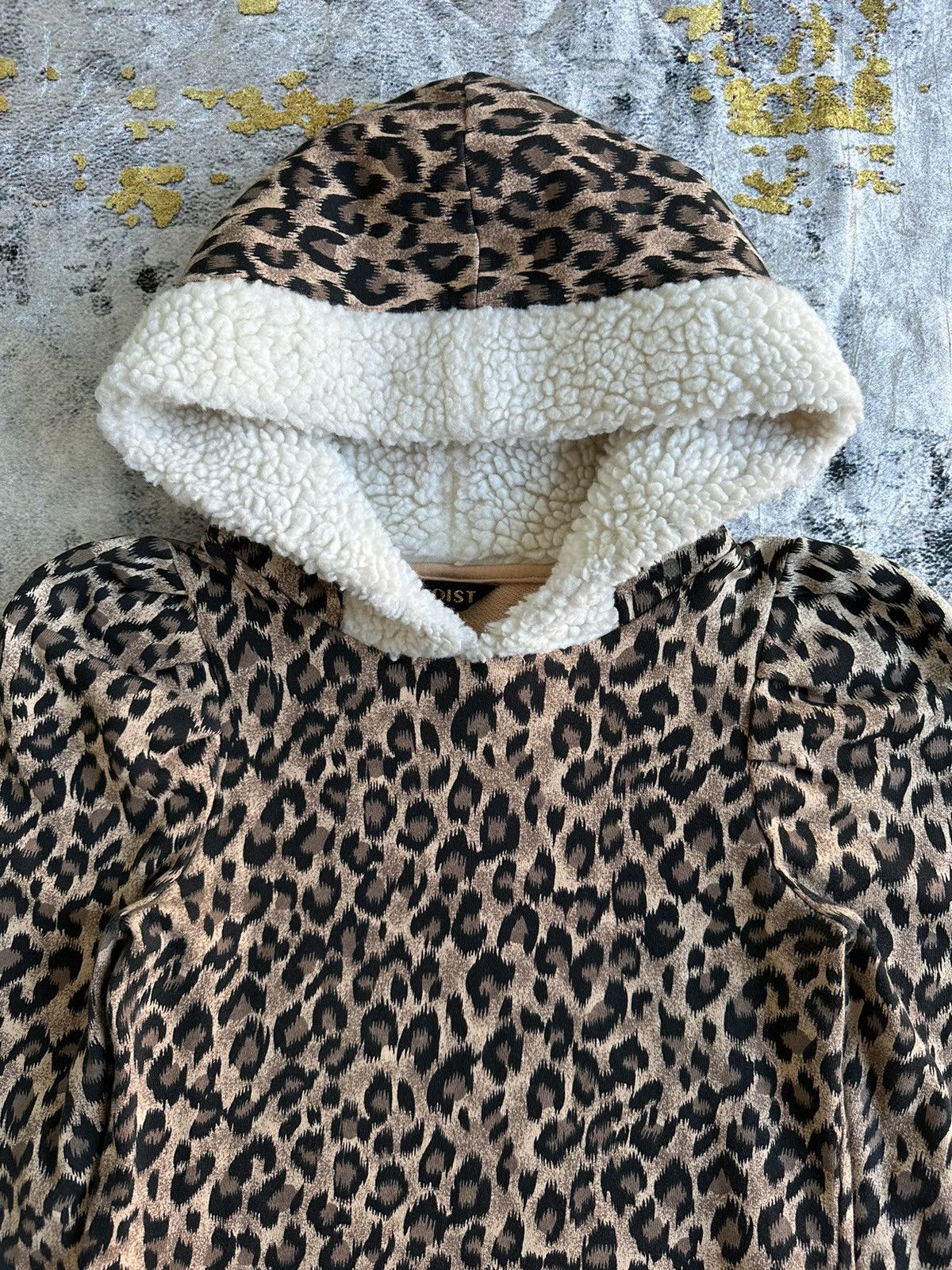 20471120 EGOIST LEOPARD HOODIE LE GRANDE BLEU IFSIX Y2K GOA STYLE Size S / US 4 / IT 40 - 2 Thumbnail