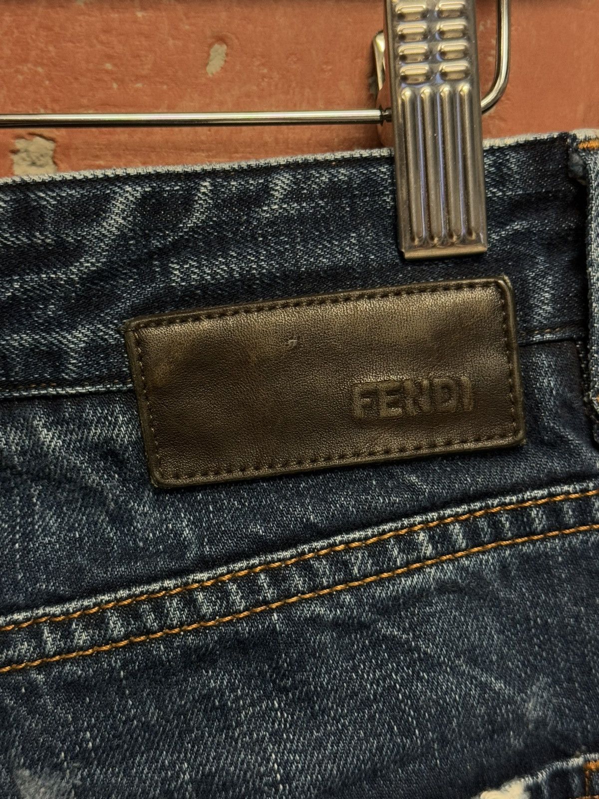 Fendi Fendi Jeans Blue Size 32/34 Authentic VINTAGE RARE Size US 32 / EU 48 - 13 Thumbnail