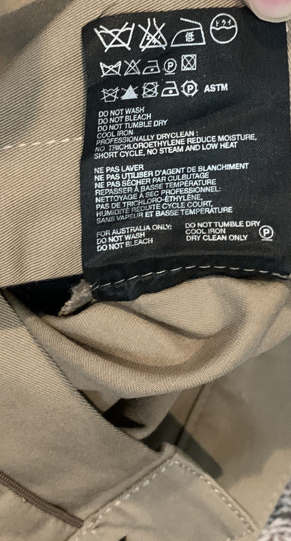 Prada Khaki Cotton Twill Patch Coin Pocket Capri Trousers Size 27" / US 4 / IT 40 - 9 Thumbnail