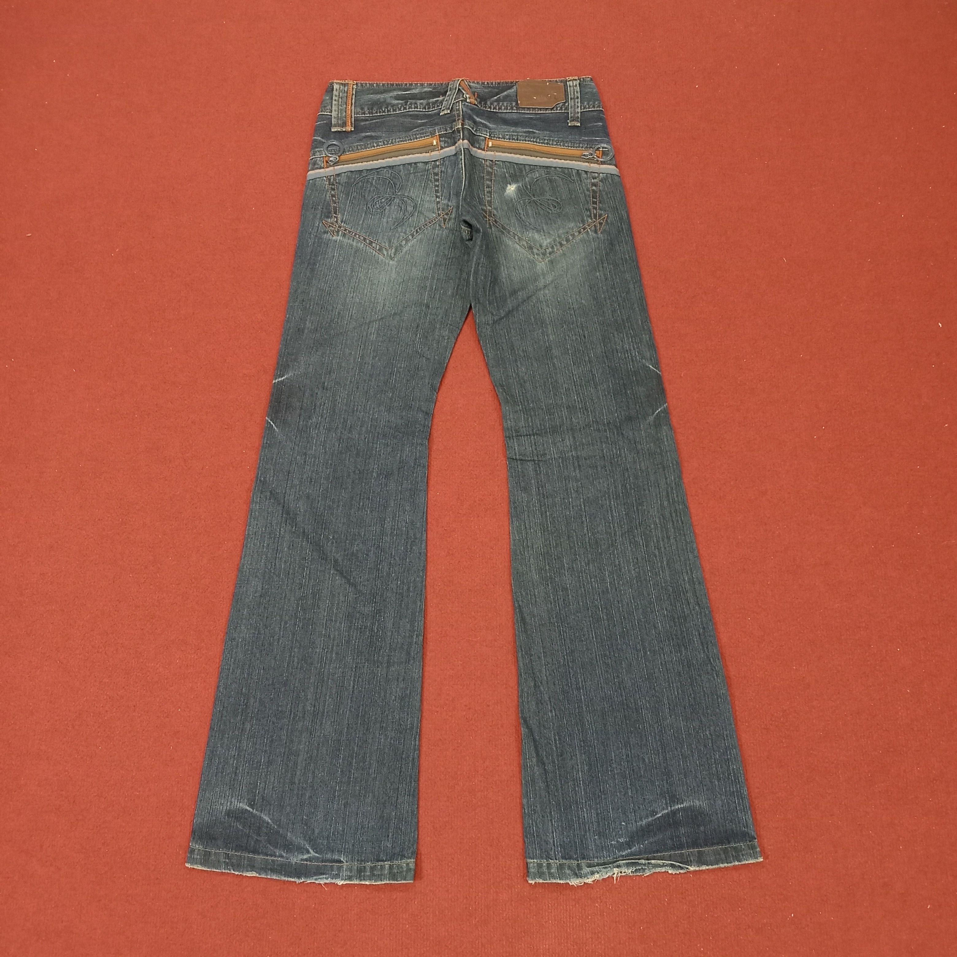 Japanese Brand × Vintage ET Bootcut Fashion Style Streetwear Jeans Size 31" - 4 Thumbnail