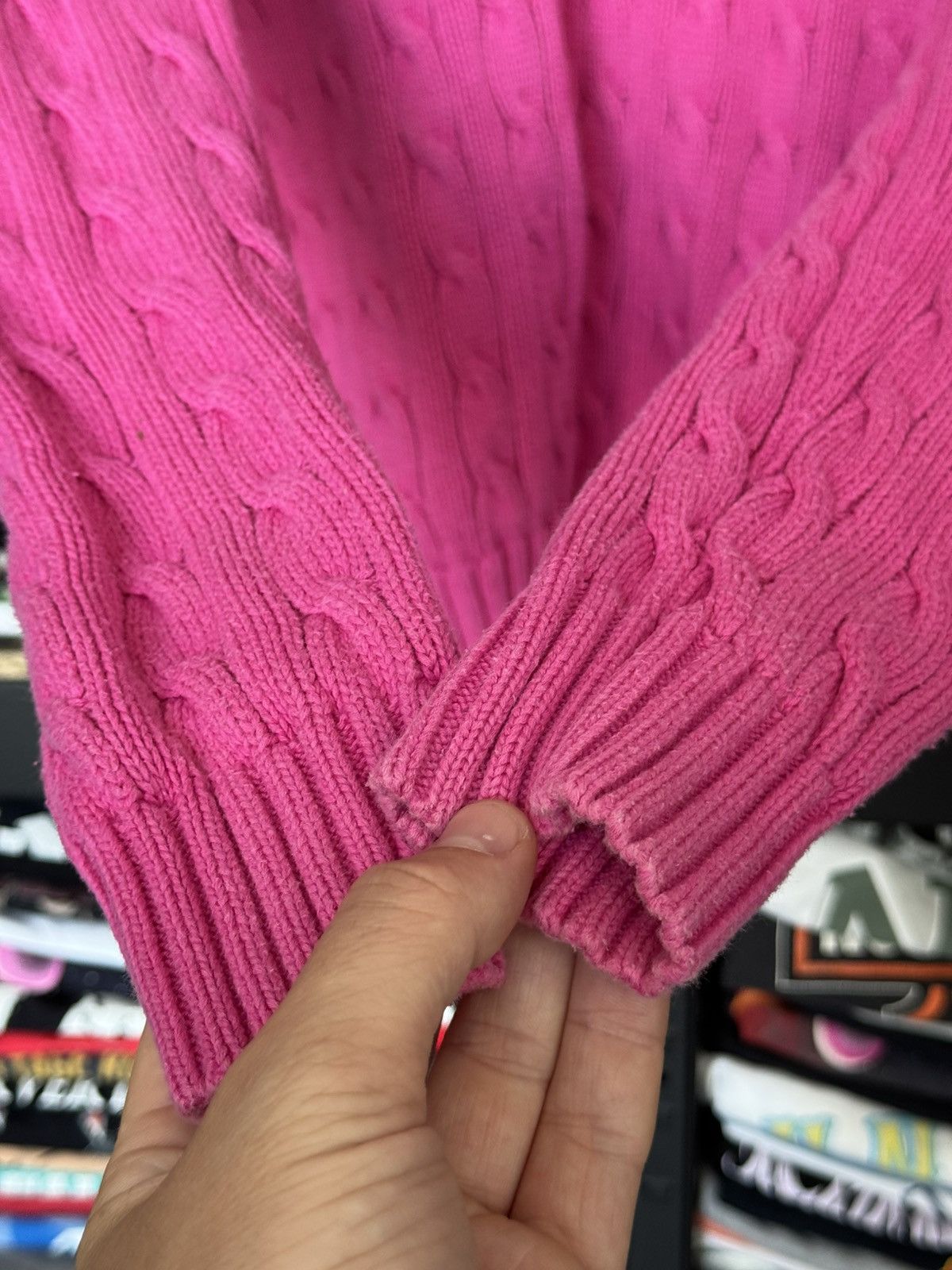 Ralph Lauren Ralph Laurent Polo sweater pink V neck Size S / US 4 / IT 40 - 6 Thumbnail