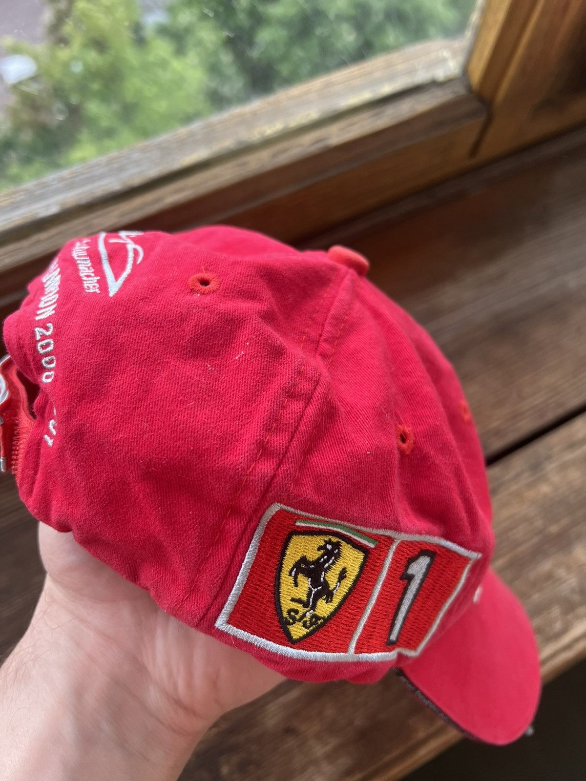 Vintage Vintage F-1 Ferrari Schumacher Racing Trapper Hat Y2K Size ONE SIZE - 11 Thumbnail