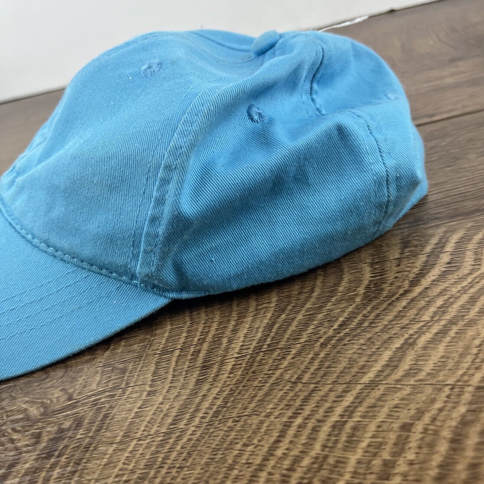 Other Bright Blue Hat Light Blue Hat Adjustable Adult Size Hat Blu Size ONE SIZE - 7 Thumbnail
