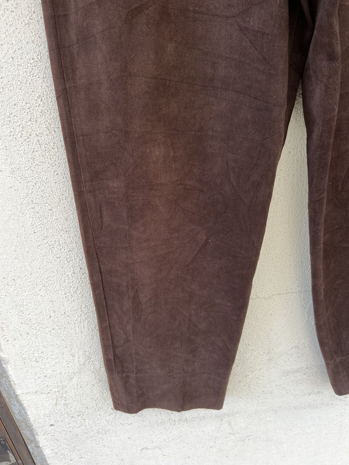 Mademoiselle Non Non Papas Japan X Tessuti Sondrio Baggy Gabardine Trouser Pant Size US 29 - 9 Thumbnail
