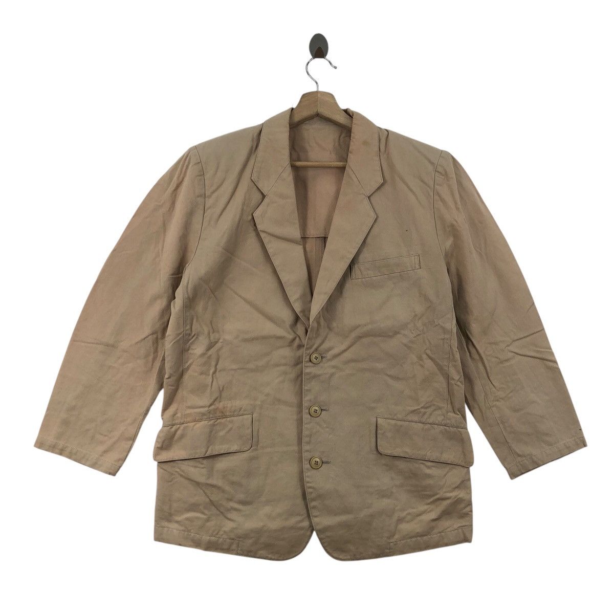 Issey Miyake Vintage I.S. ISSEY MIYAKE Japan Button Peacoat Jacket Size 42R - 1 Thumbnail