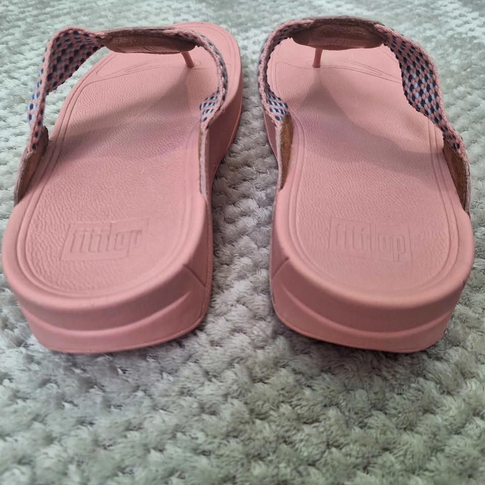 Designer FITFLOP Walkstar Fine Strap Toe Coral Pink size US/AU 10 Size ONE SIZE - 5 Thumbnail