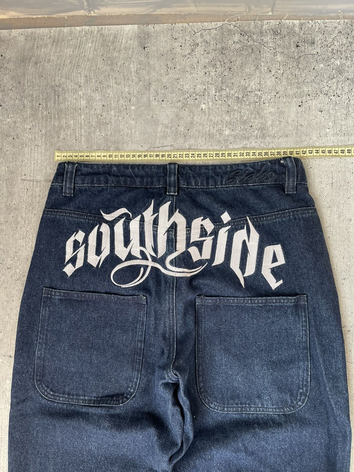 Southpole Crazy vintage y2k Japanese denim Southpole style jeans baggy Size US 31 - 2 Thumbnail