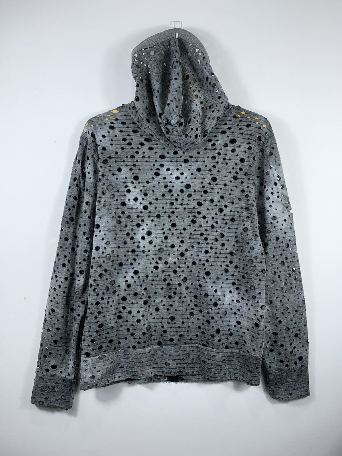 If Six Was Nine Distressed zip Hoodie Layered ' Issey Miyake Style Size US M / EU 48-50 / 2 - 2 Thumbnail