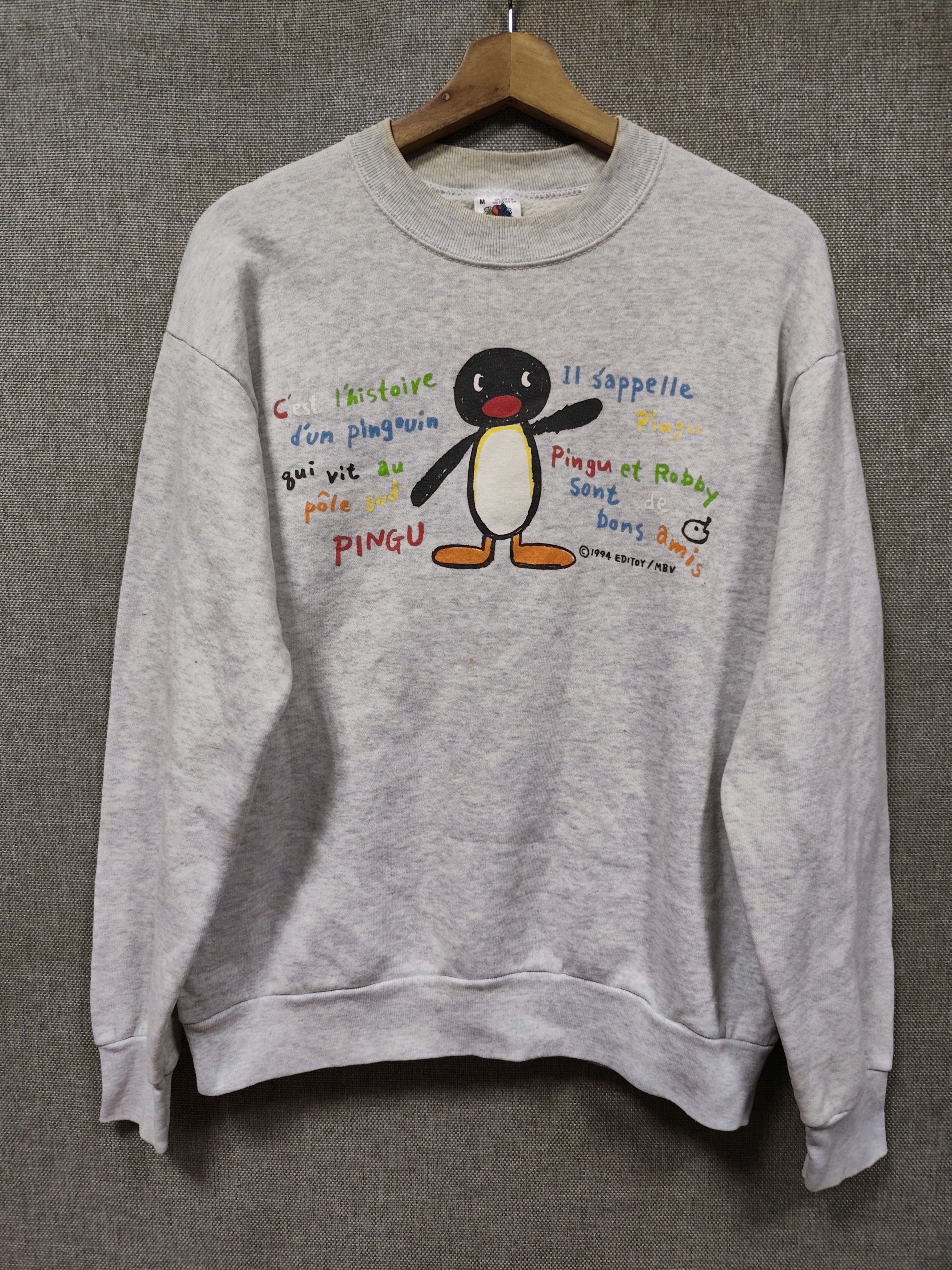 Cartoon Network Vintage 90s pingu crewneck Size US M / EU 48-50 / 2 - 1 Thumbnail