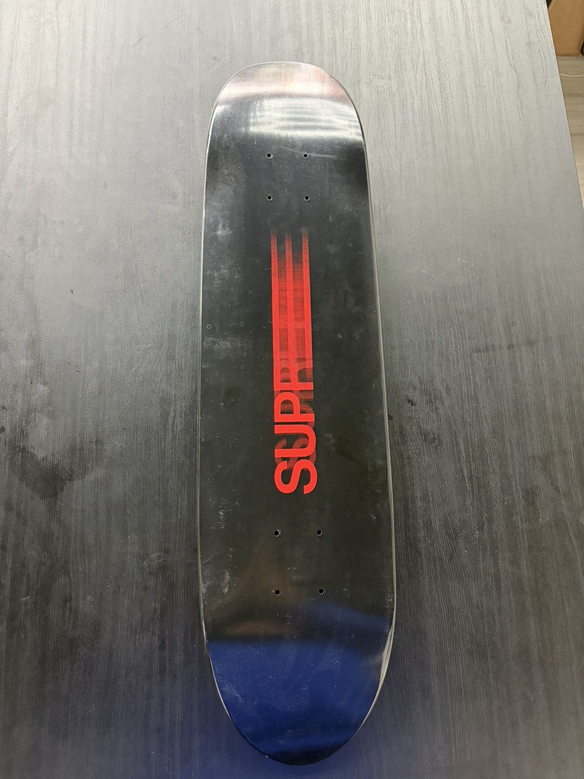 Supreme Supreme Motion Logo Cruiser Skateboard Deck Black Size ONE SIZE - 1 Thumbnail