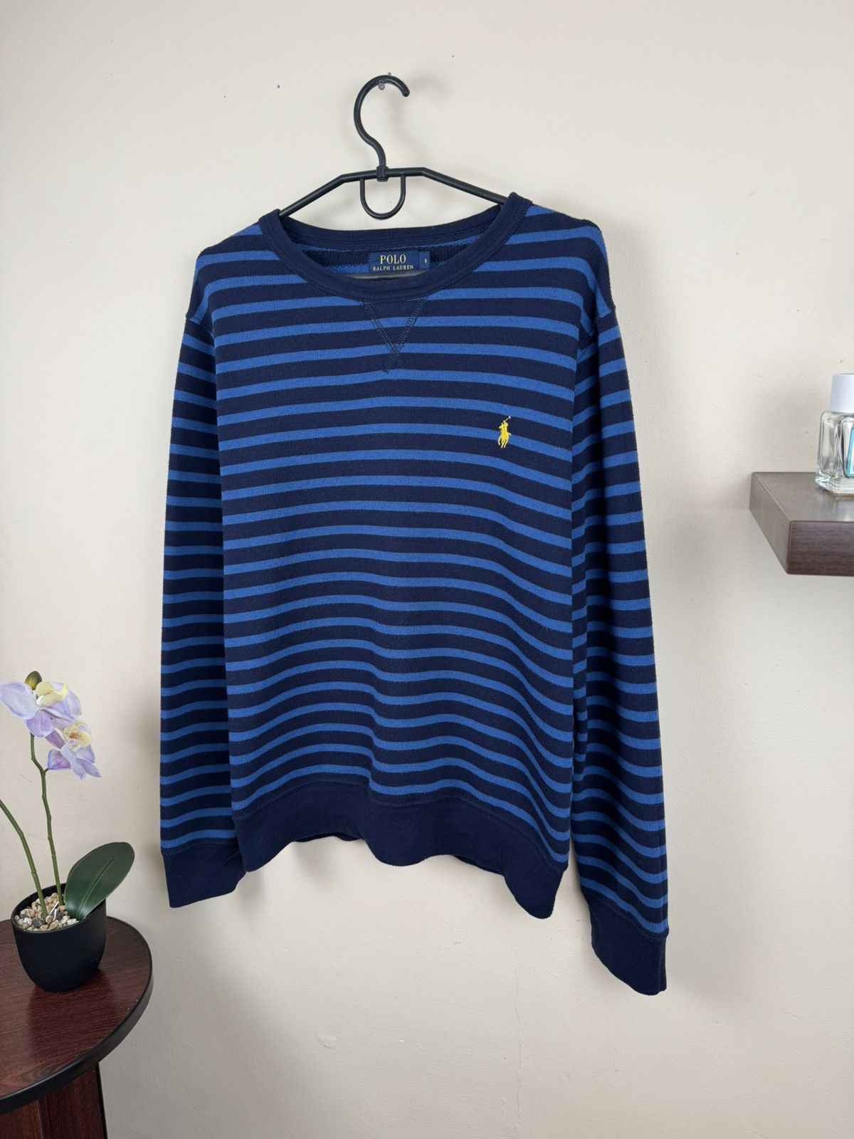 Polo Ralph Lauren Ralph Lauren Sweater Knitwear Sweatshirt M Striped Blue Size US M / EU 48-50 / 2 - 6 Thumbnail