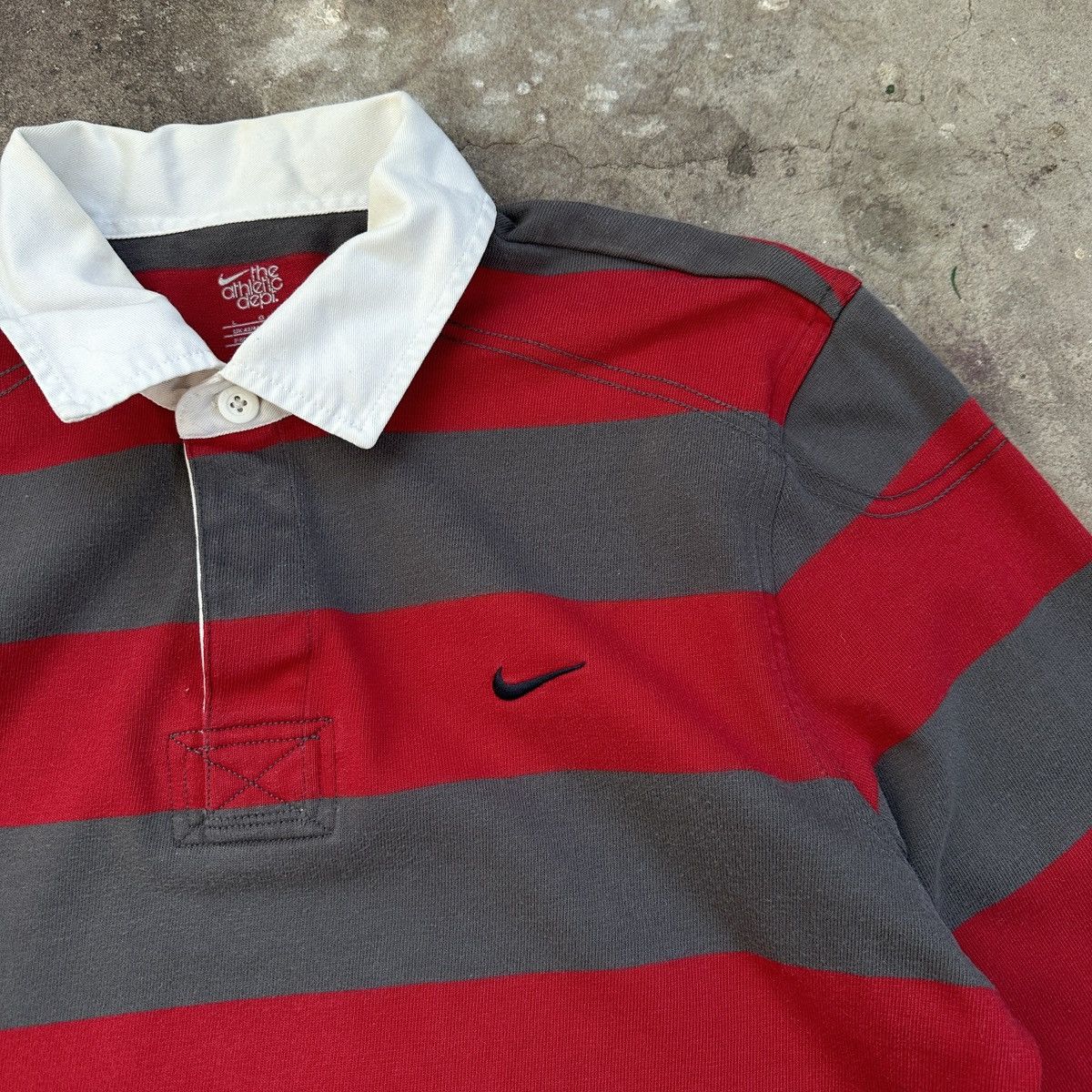 Vintage Vintage Nike Rugby Polo Long Sleeve Size US L / EU 52-54 / 3 - 4 Thumbnail