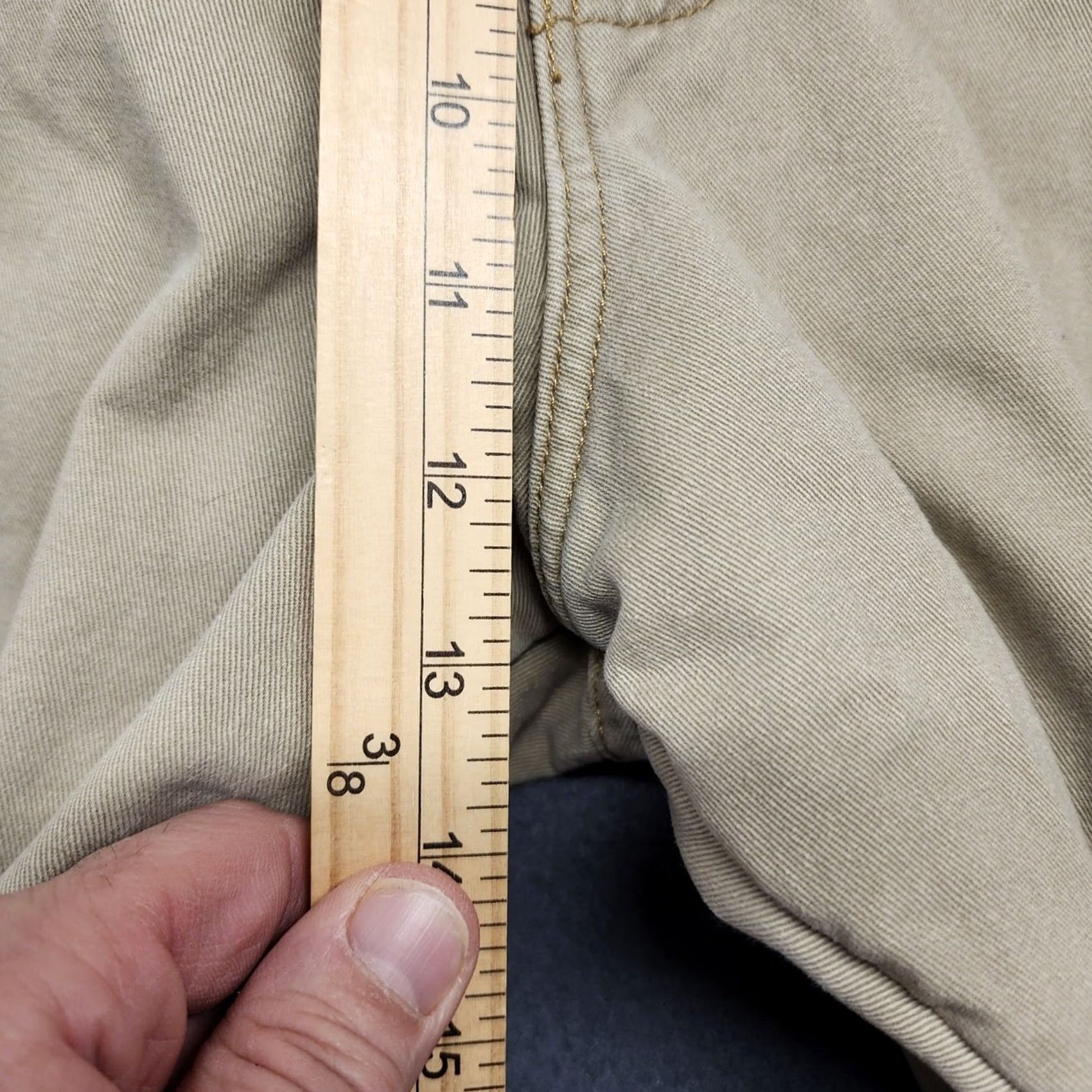 Wrangler Wrangler Pants Mens 36 Beige Fleece Lined Cargo 36x30 Workwear Winter Tagged 38x32 Size US 36 / EU 52 - 6 Thumbnail