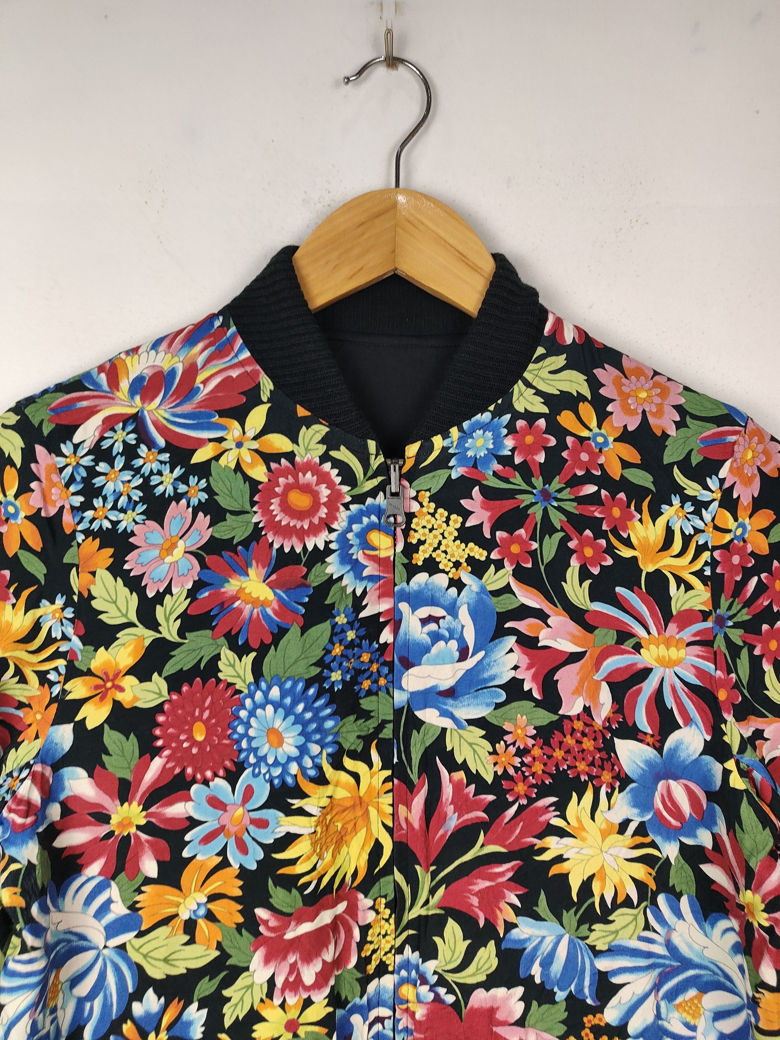 Yohji Yamamoto Y'S Yohji Yamamoto Floral Flower Reversible Zip Jacket Size US M / EU 48-50 / 2 - 2 Thumbnail