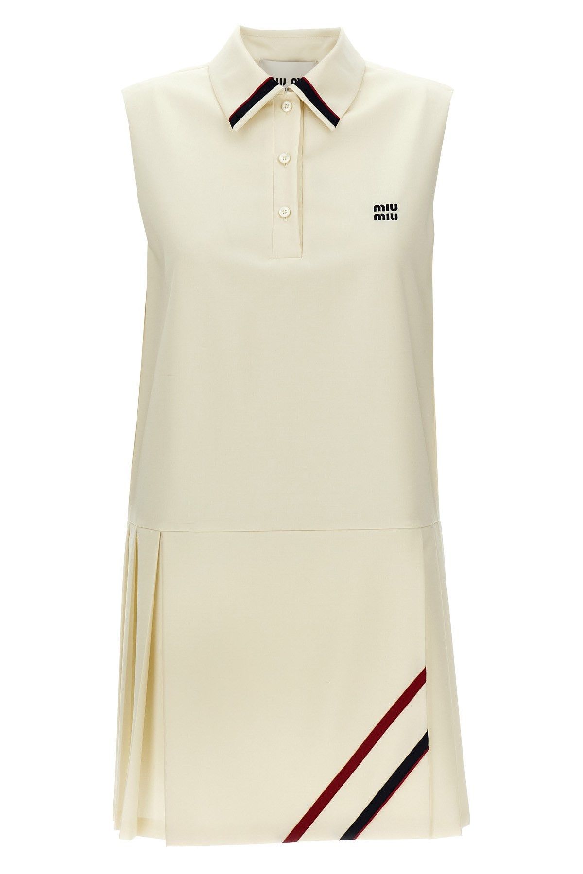 スカート MIU MIU Mohair canvas dress White Miu Miu Mohair canvas dress | Grailed