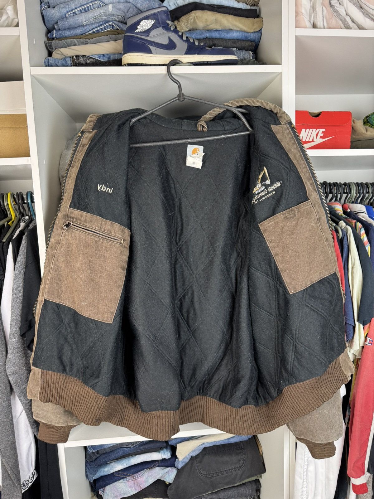 Carhartt Vintage Carhartt J130 CHT Active Jacket Faded Canvas Size US XXL / EU 58 / 5 - 13 Thumbnail