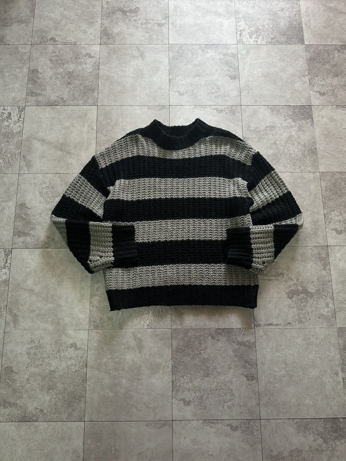 Hysteric Glamour If Six Was Nine Striped LGB Vibe Knit Sweater Sz S Size S / US 4 / IT 40 - 4 Thumbnail