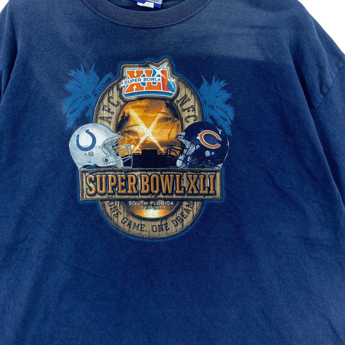 NFL NFL SUPER BOWL XLI 2007 Exclusive Stadium Collection Tee Size US XL / EU 56 / 4 - 4 Thumbnail