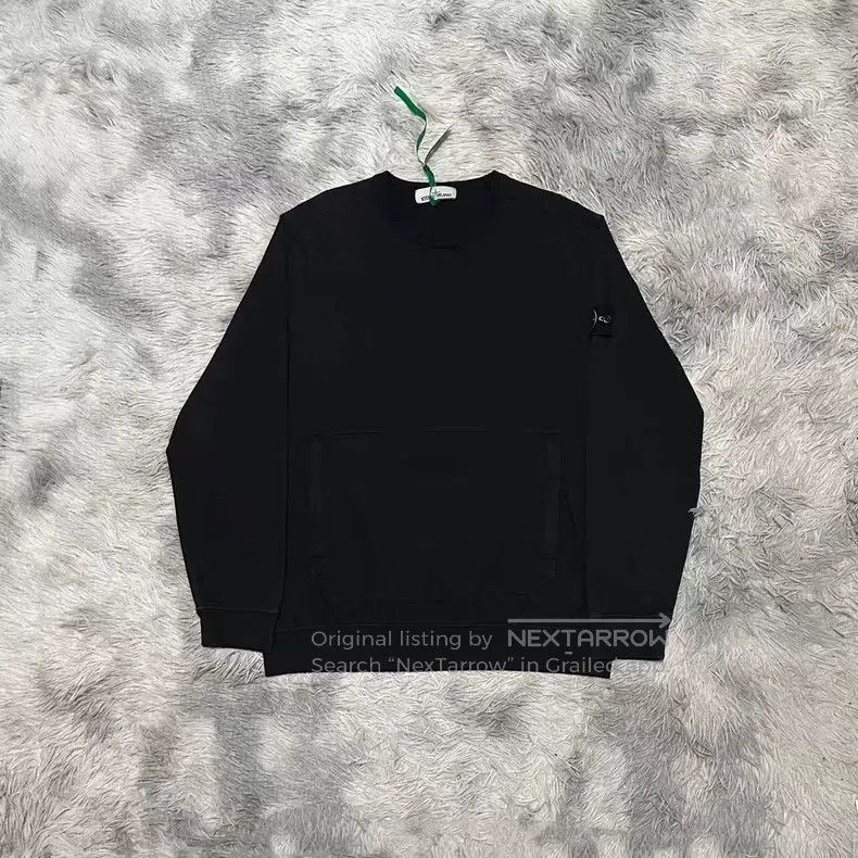 Stone Island Stone Island Round neck sweater basic sweater black XL cod Size US XL / EU 56 / 4 - 1 Thumbnail