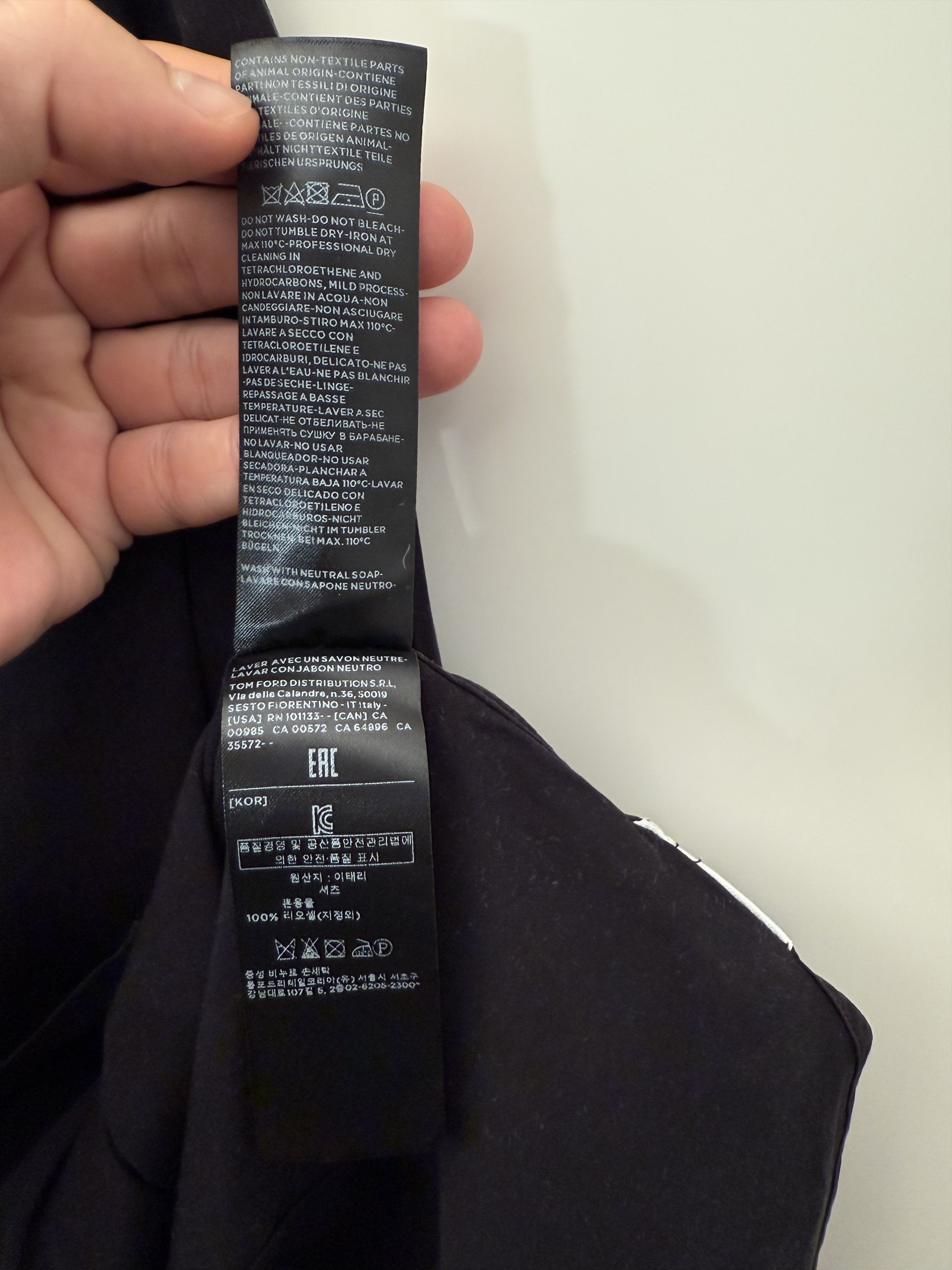 Tom Ford Tom Ford Tailored Slim-Fit Cotton Shirt Size US M / EU 48-50 / 2 - 6 Thumbnail