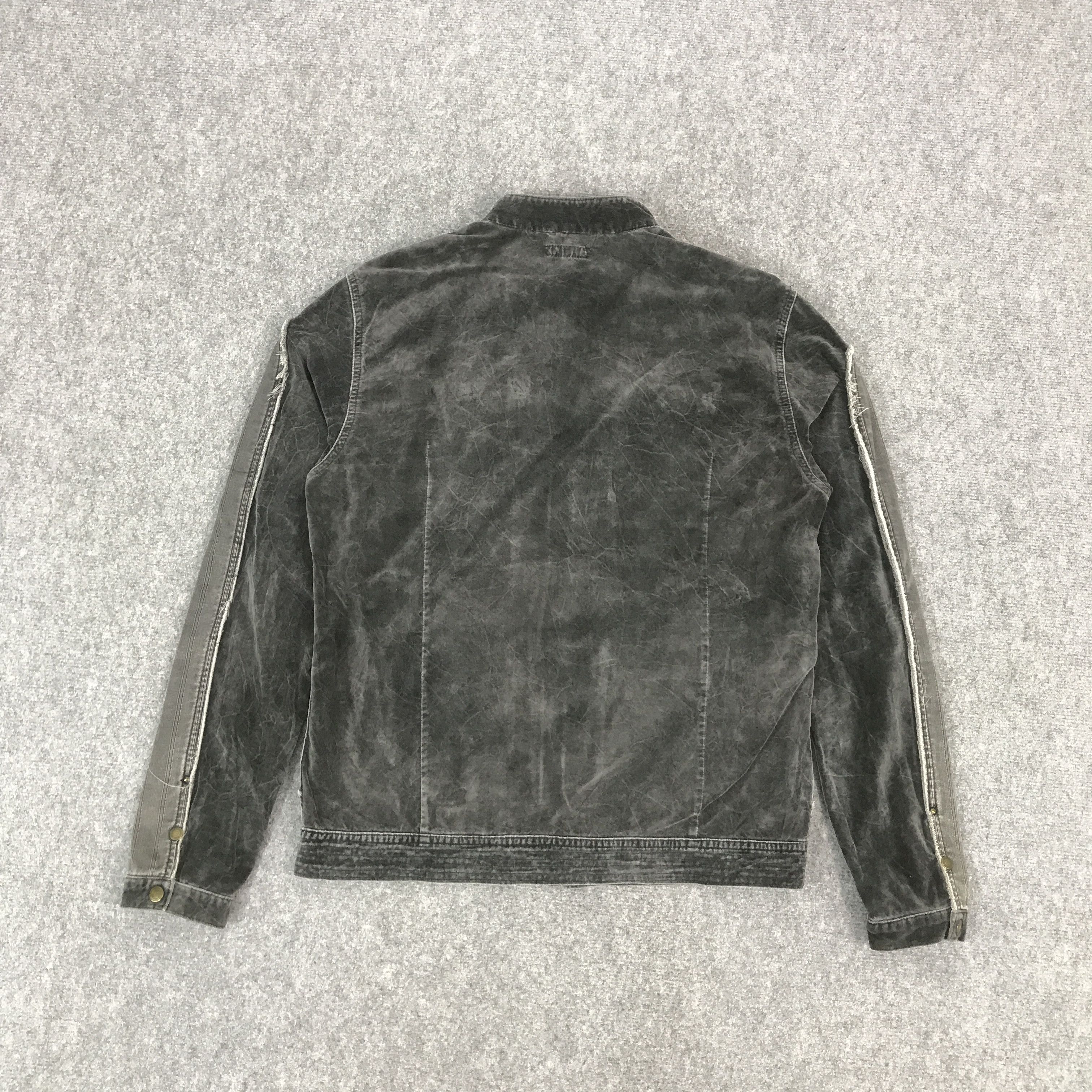 If Six Was Nine × Japanese Brand × Le Grande Bleu (L.G.B.) IFSIXWASNINE STYLE ALBE VELVET BLACK FADED JACKET Size US L / EU 52-54 / 3 - 2 Thumbnail