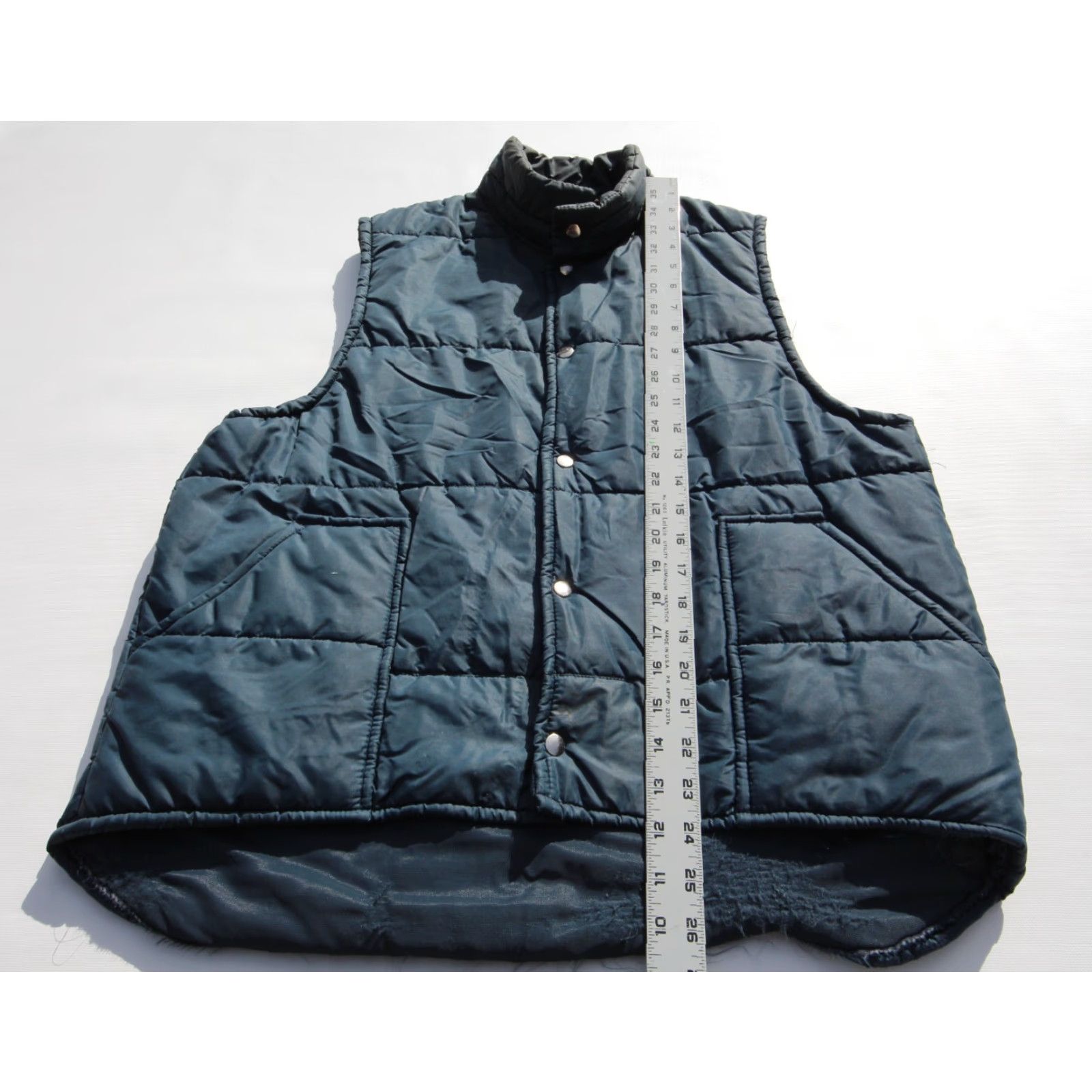 Dunbrooke VINTAGE Dunbrooke Puffer Vest Navy Blue L Men Outdoor Snap Button Nylon Vest Size US L / EU 52-54 / 3 - 6 Thumbnail